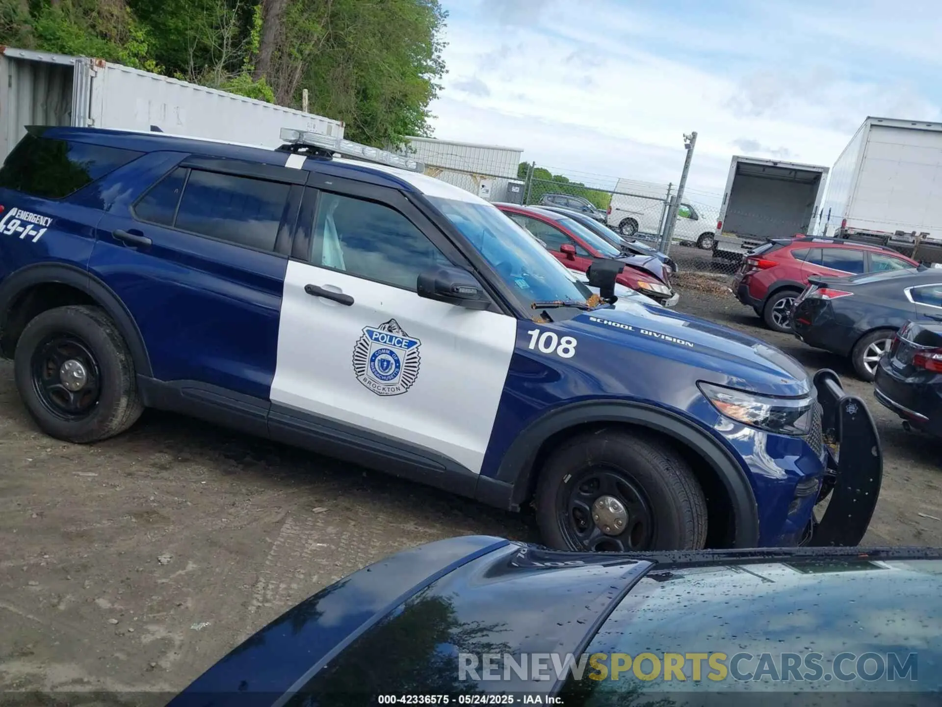 1 Photograph of a damaged car 1FM5K8AB1NGB52314 FORD POLICE INTERCEPTOR 2022