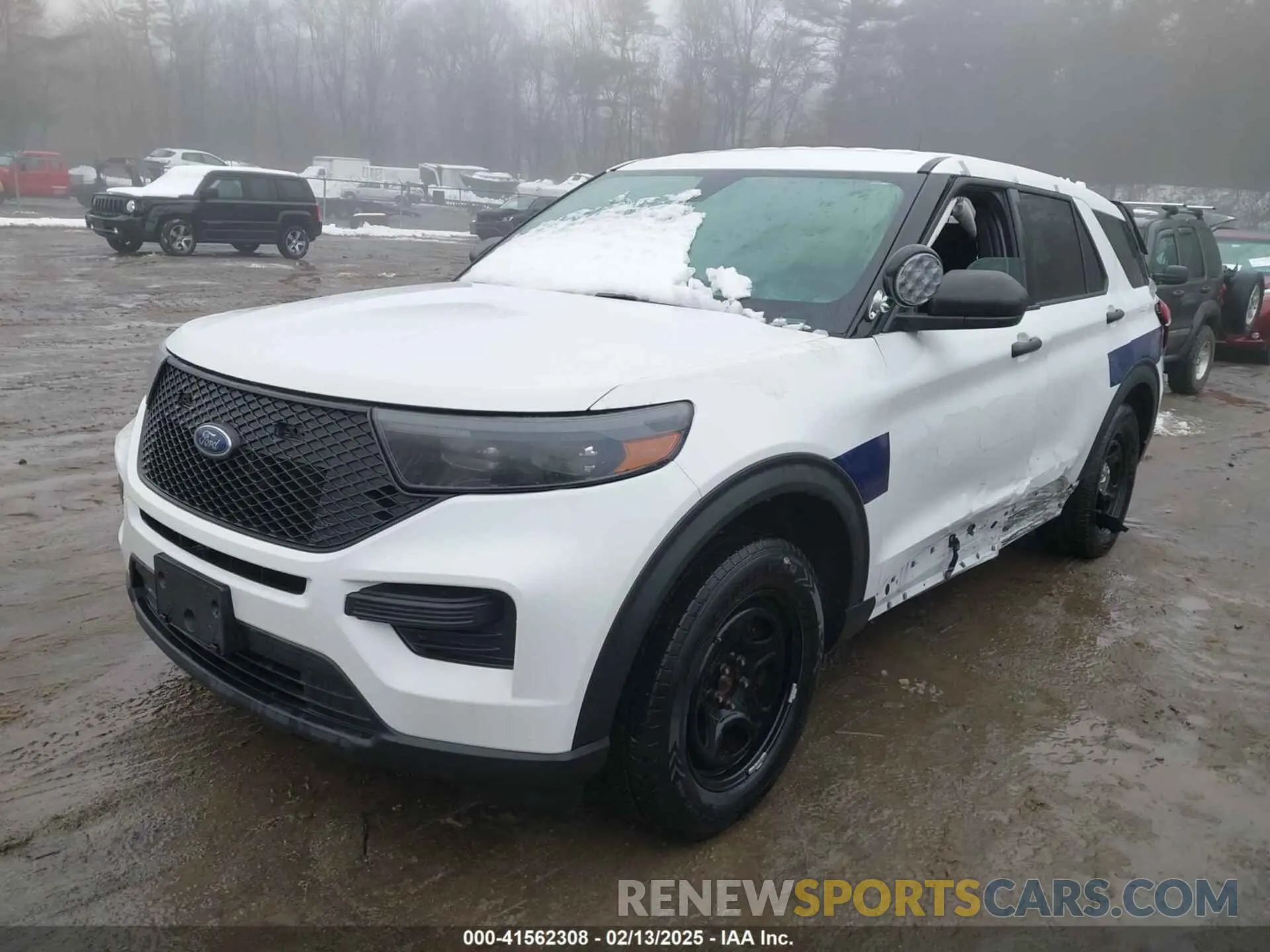 2 Фотография поврежденного автомобиля 1FM5K8AB5NGA54483 FORD POLICE INTERCEPTOR 2022