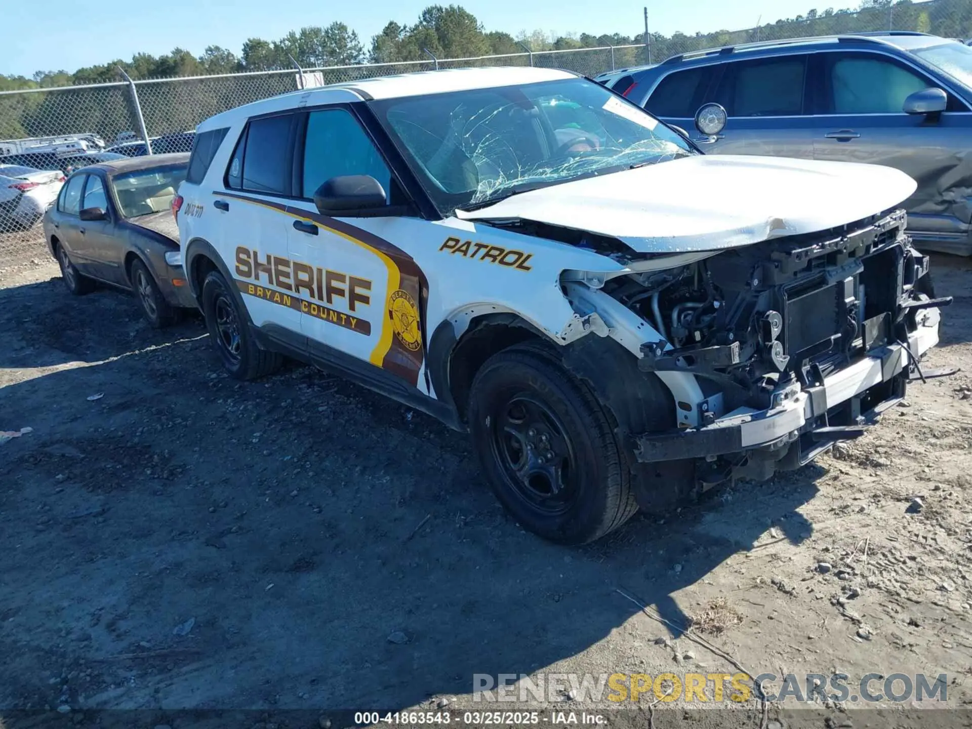 1 Фотография поврежденного автомобиля 1FM5K8AB6NGB71487 FORD POLICE INTERCEPTOR 2022