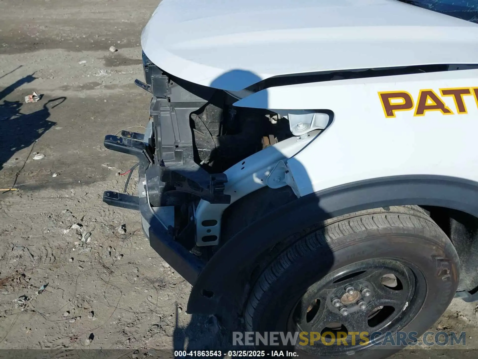 22 Фотография поврежденного автомобиля 1FM5K8AB6NGB71487 FORD POLICE INTERCEPTOR 2022