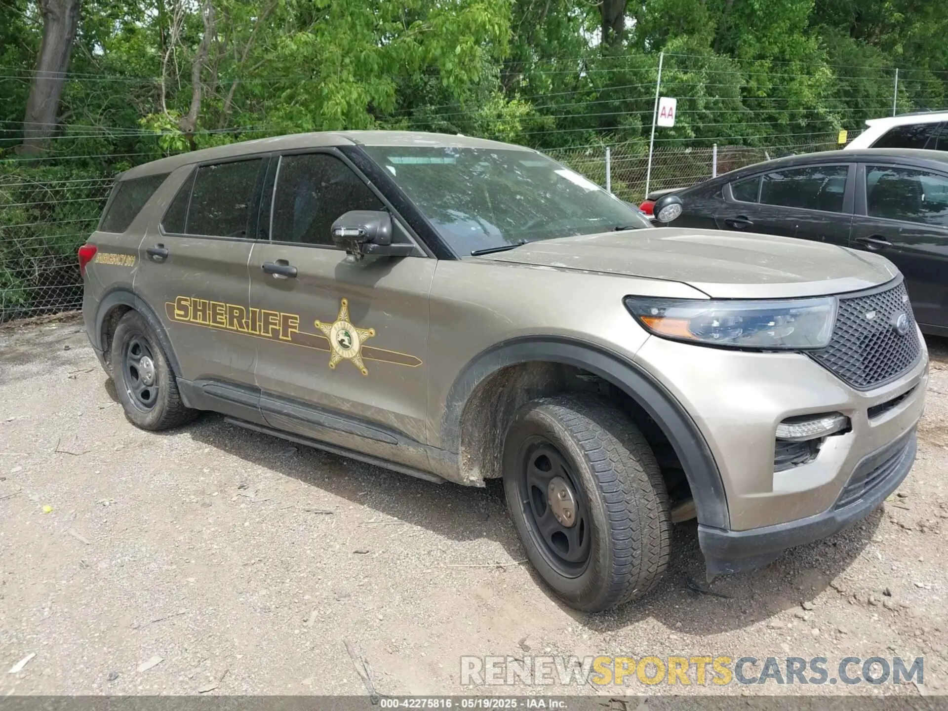 1 Photograph of a damaged car 1FM5K8AB7NGB33346 FORD POLICE INTERCEPTOR 2022