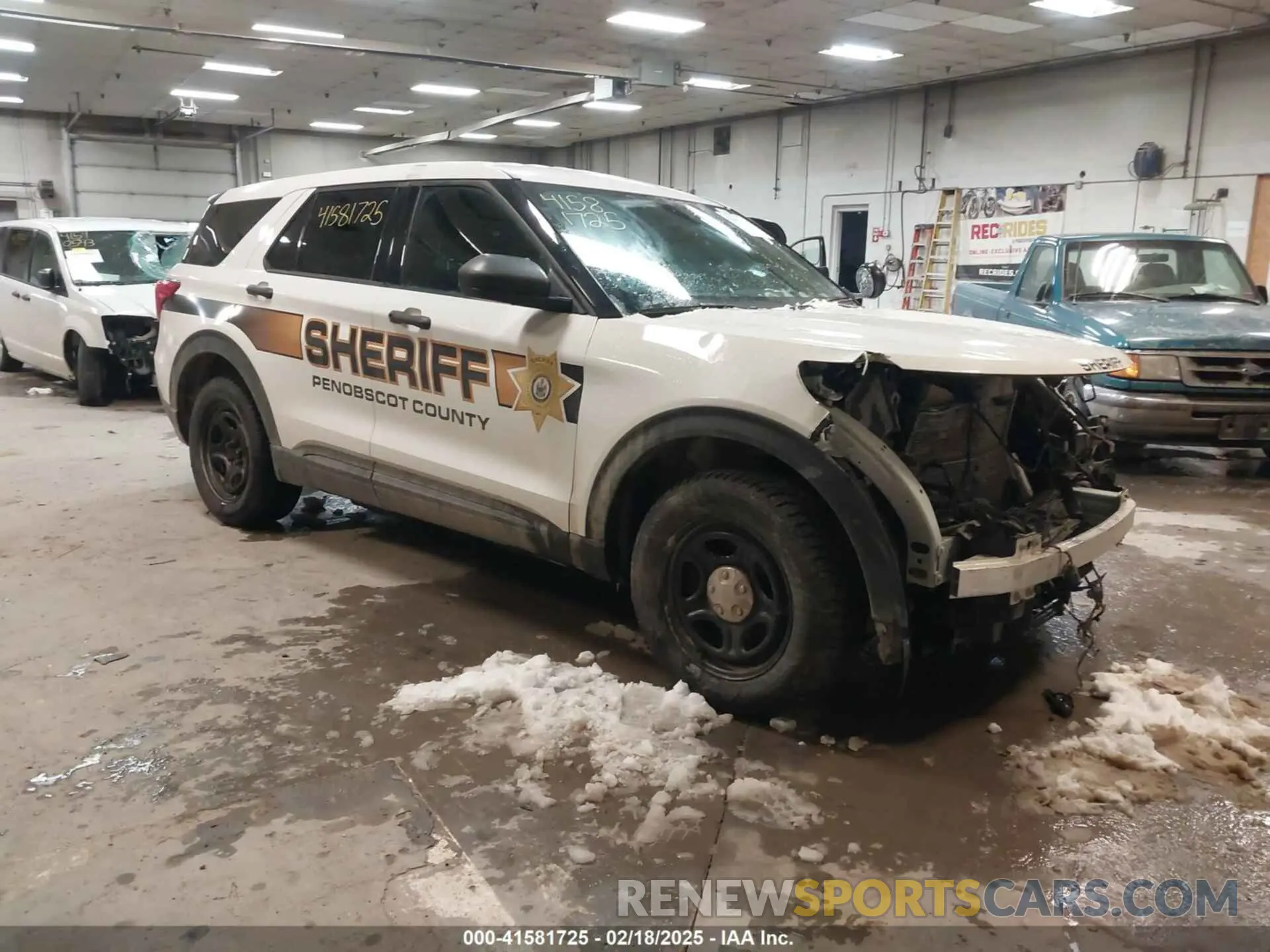 1 Photograph of a damaged car 1FM5K8AB7NGB73250 FORD POLICE INTERCEPTOR 2022