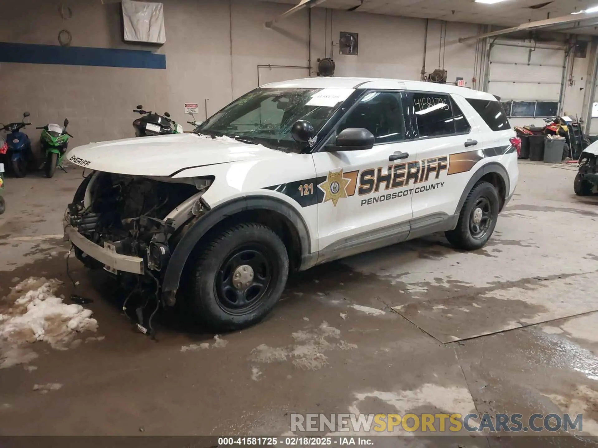 2 Photograph of a damaged car 1FM5K8AB7NGB73250 FORD POLICE INTERCEPTOR 2022