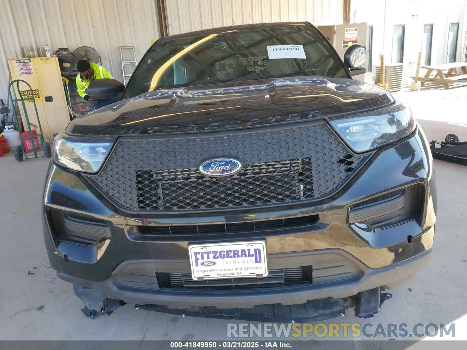 12 Фотография поврежденного автомобиля 1FM5K8AC1NGB17619 FORD POLICE INTERCEPTOR 2022