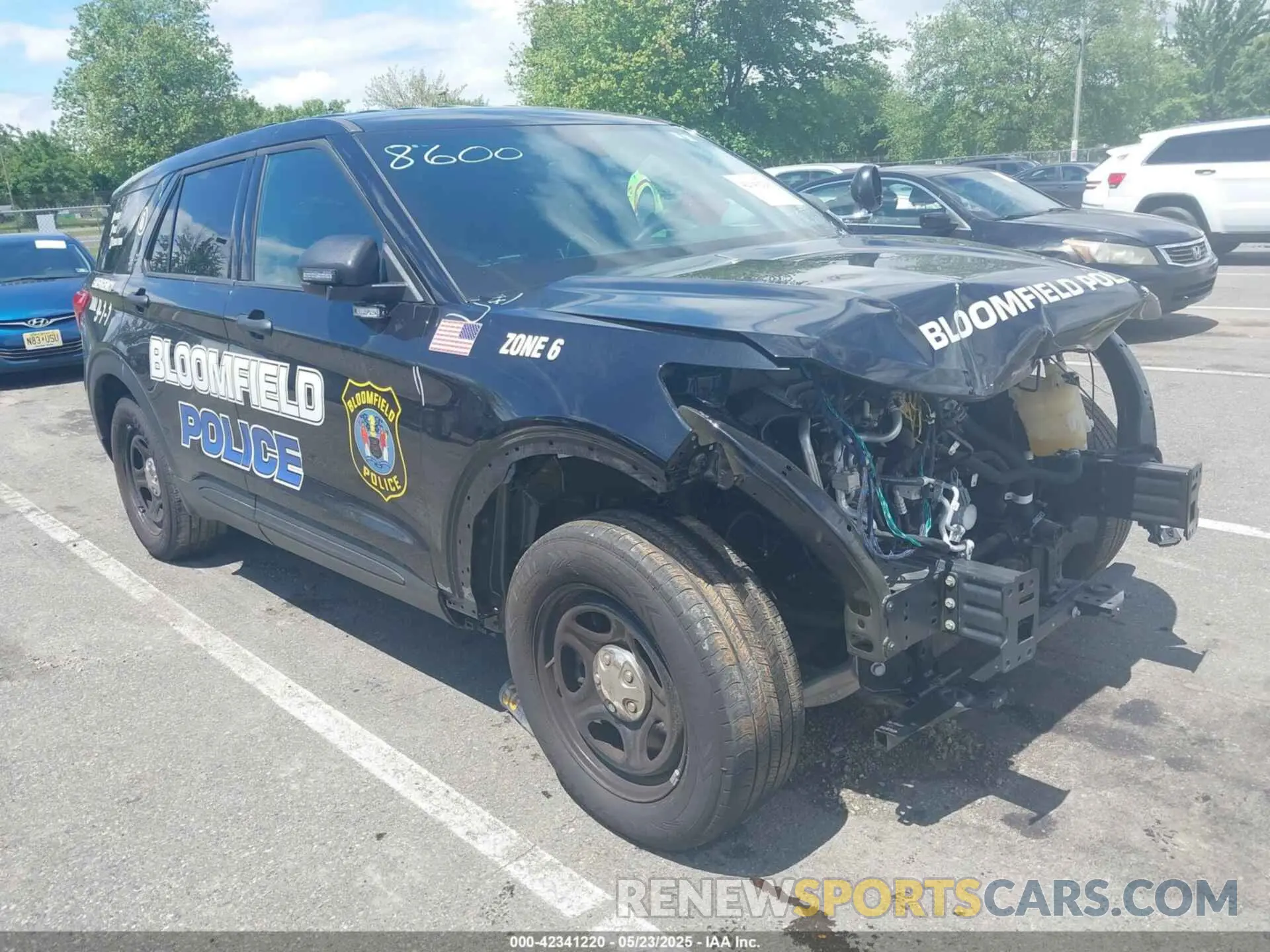 1 Фотография поврежденного автомобиля 1FM5K8AB1PGC18265 FORD POLICE INTERCEPTOR 2023