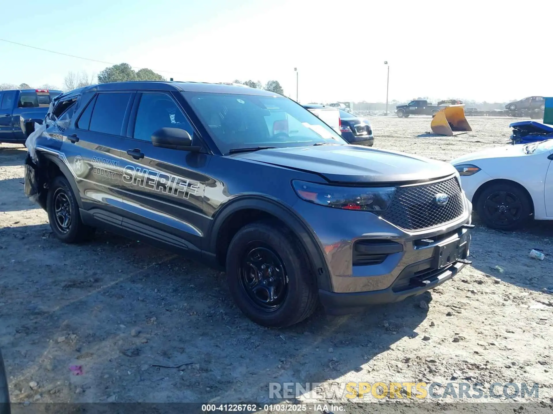 1 Photograph of a damaged car 1FM5K8AB4PGA62643 FORD POLICE INTERCEPTOR 2023
