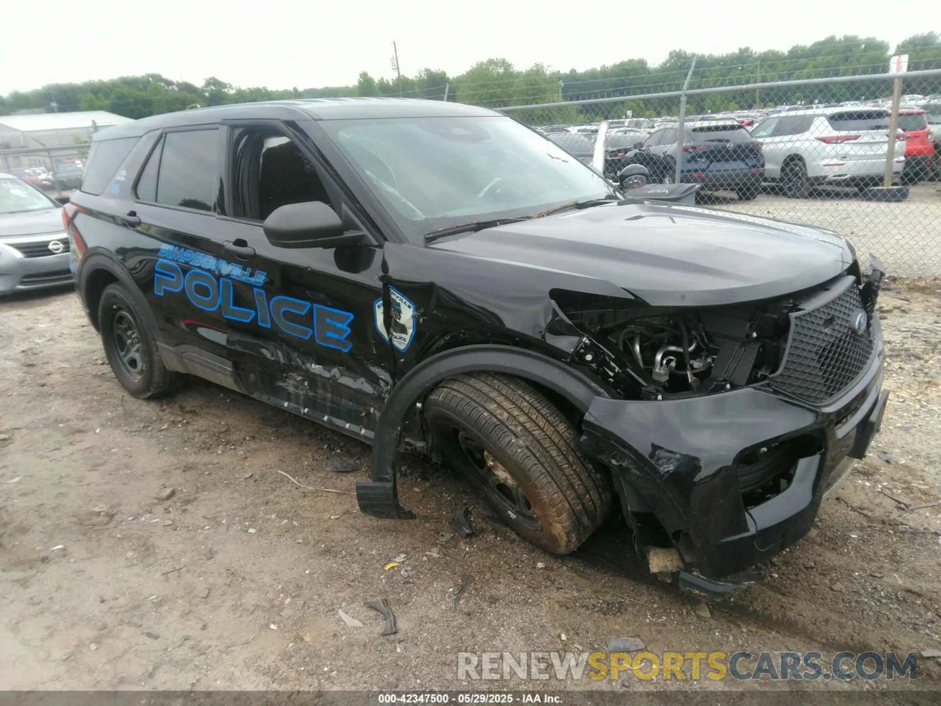 1 Photograph of a damaged car 1FM5K8ABXSGA57374 FORD POLICE INTERCEPTOR 2025