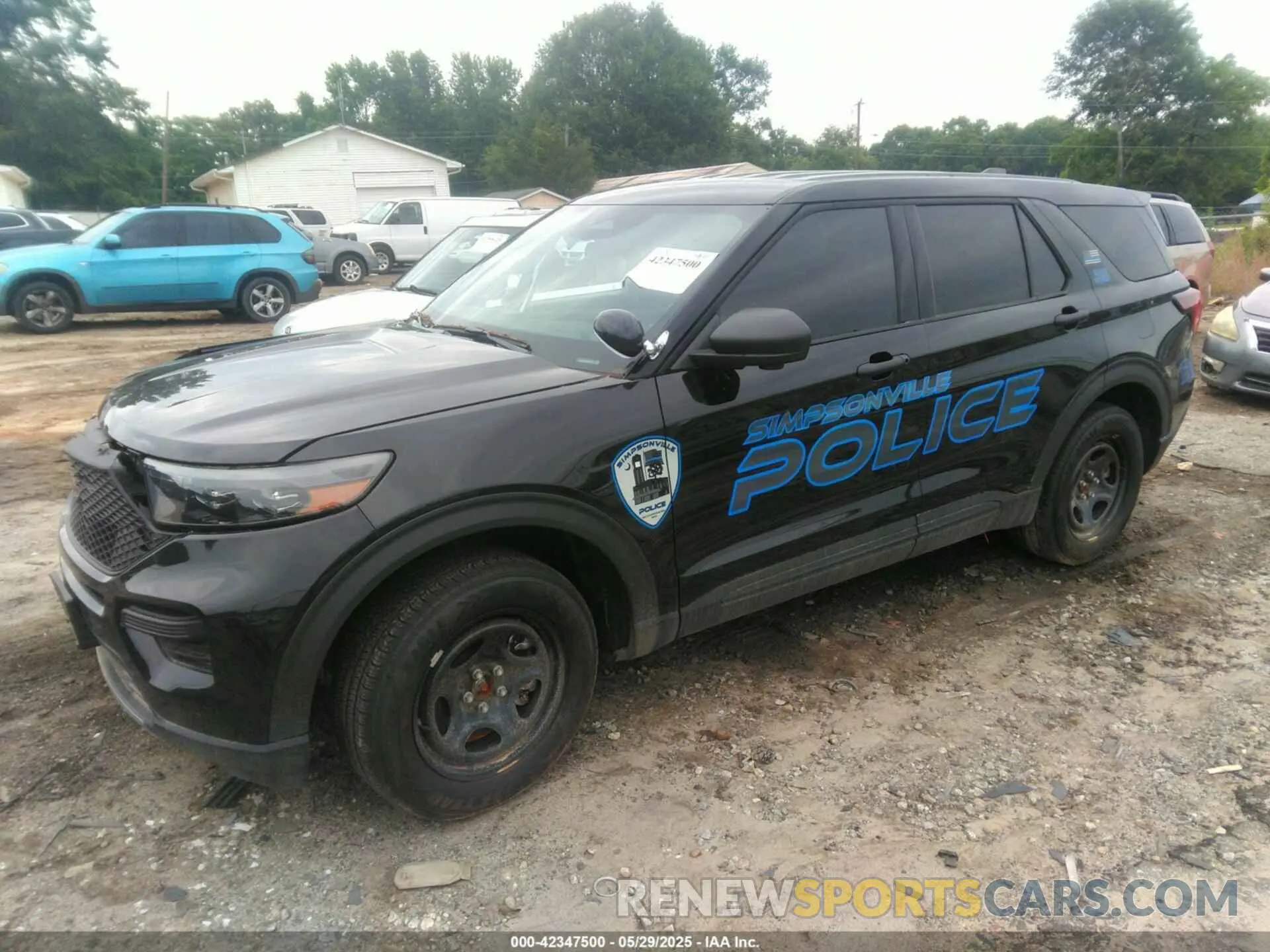 2 Photograph of a damaged car 1FM5K8ABXSGA57374 FORD POLICE INTERCEPTOR 2025