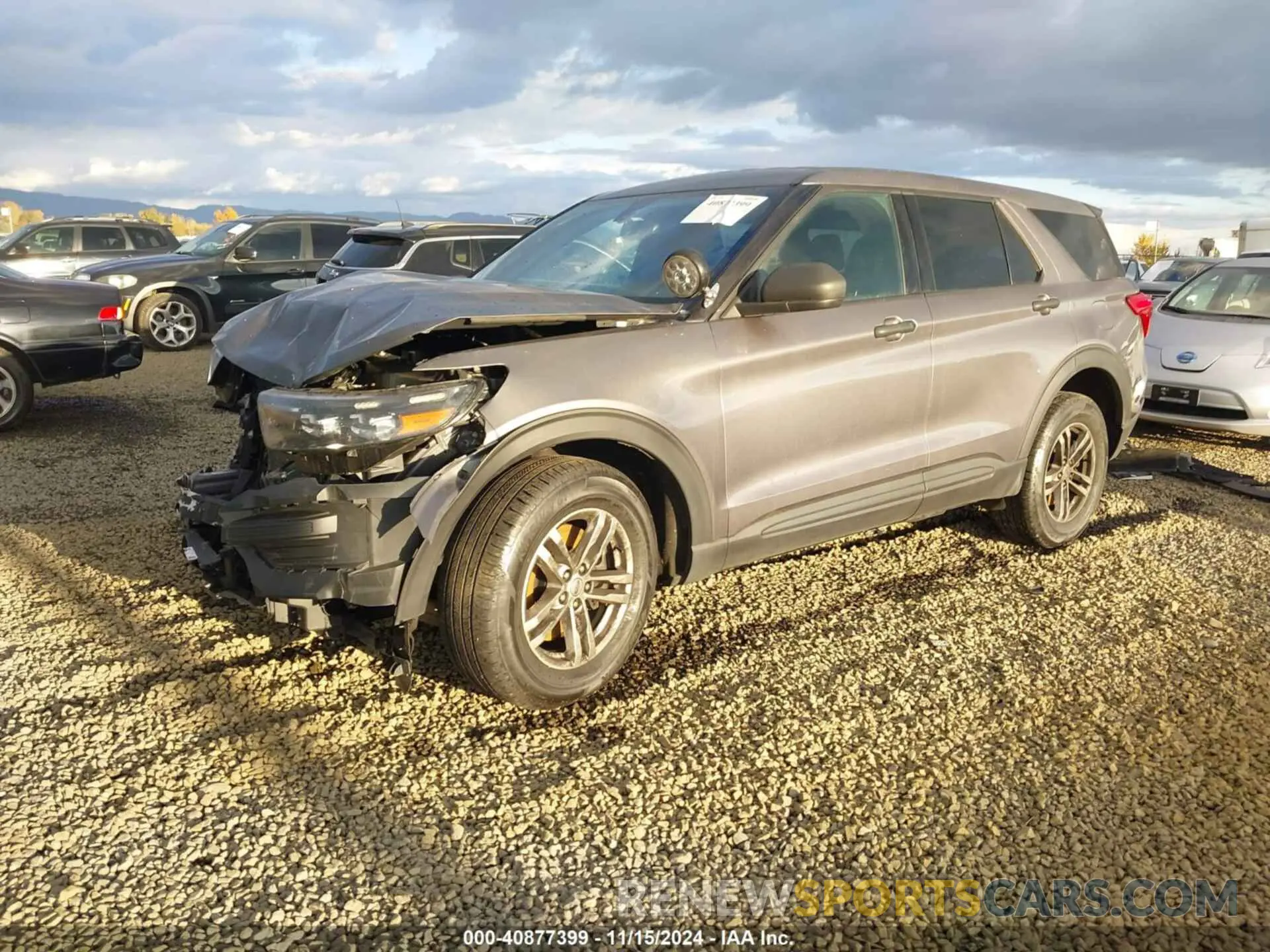 2 Photograph of a damaged car 1FM5K8AB5LGA55727 FORD POLICE INTERCEPTOR UTILITY 2020