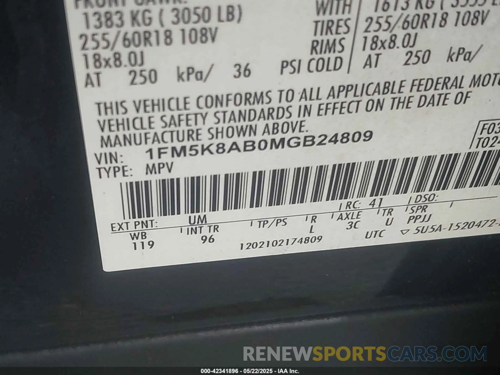 9 Photograph of a damaged car 1FM5K8AB0MGB24809 FORD POLICE INTERCEPTOR UTILITY 2021