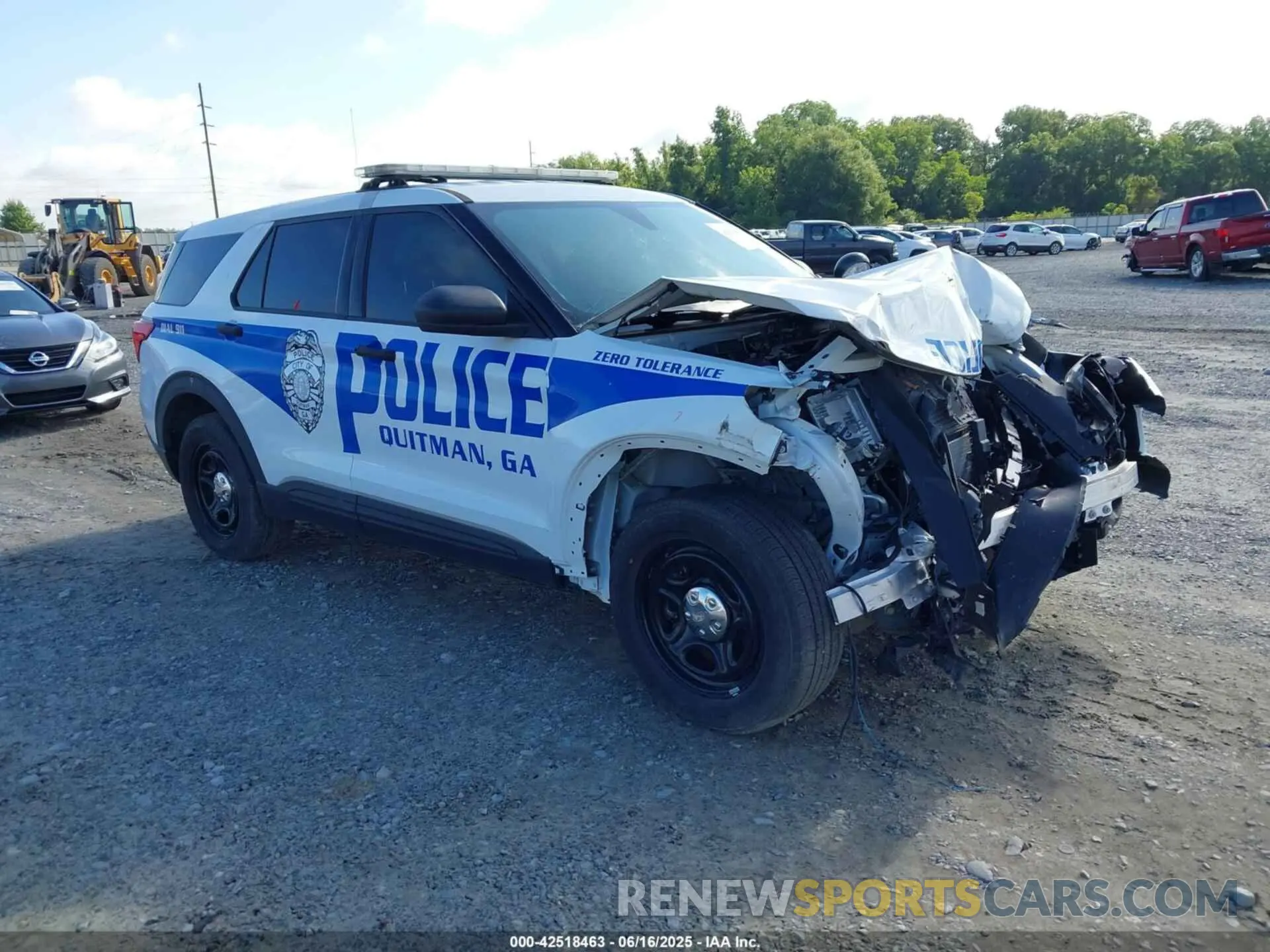 1 Photograph of a damaged car 1FM5K8AB5NGA99682 FORD POLICE INTERCEPTOR UTILITY 2022