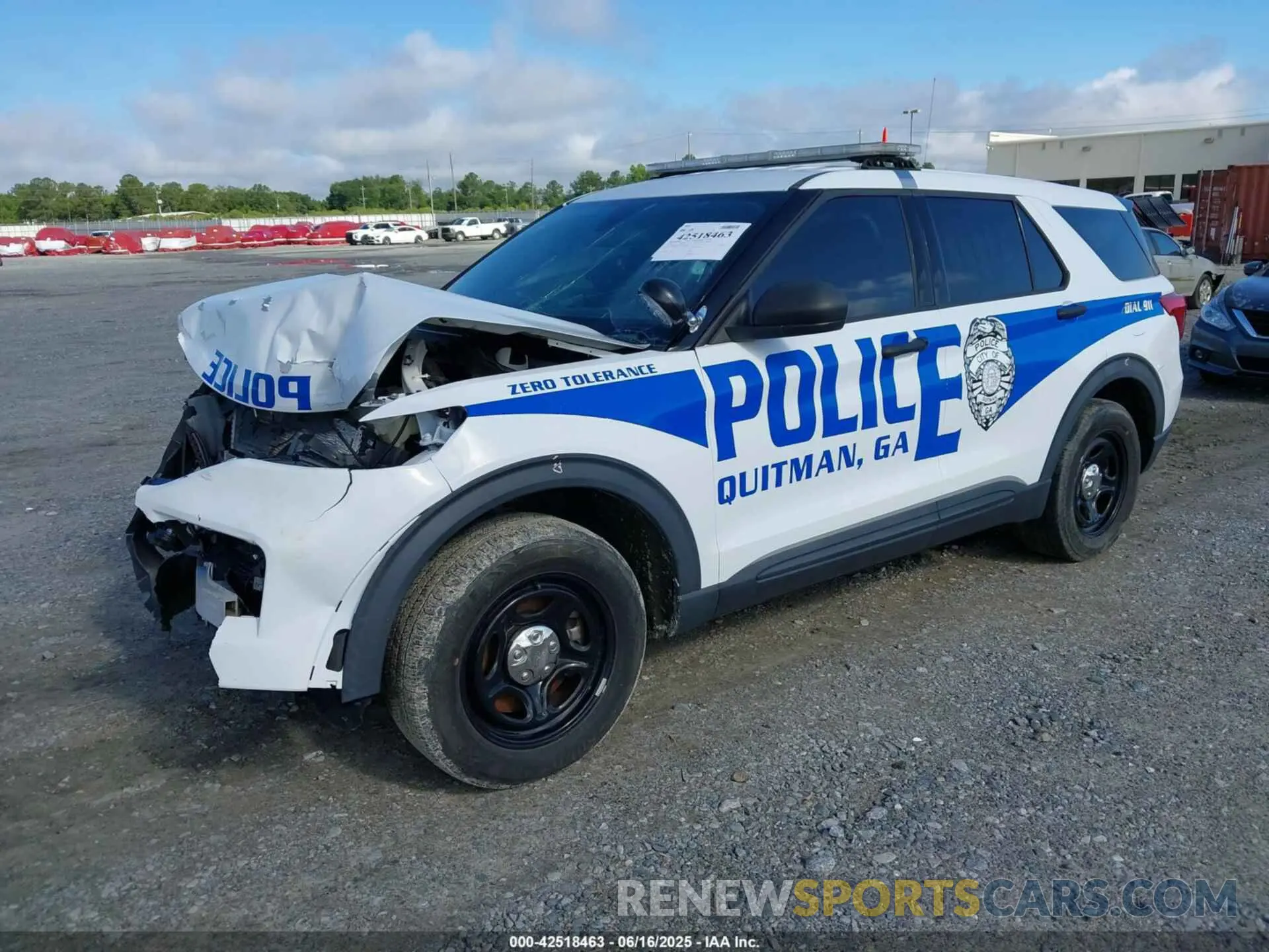 2 Photograph of a damaged car 1FM5K8AB5NGA99682 FORD POLICE INTERCEPTOR UTILITY 2022