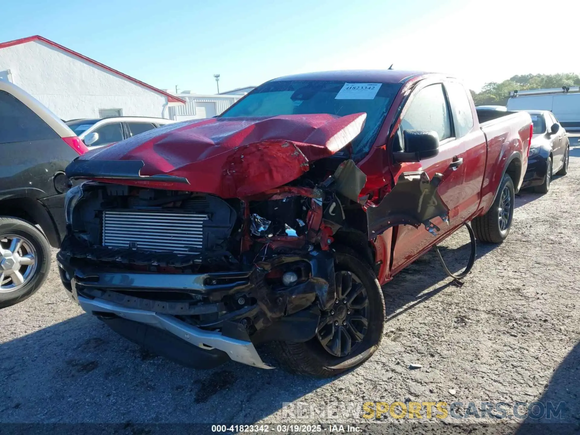2 Photograph of a damaged car 1FTER1EH8KLA73778 FORD RANGER 2019