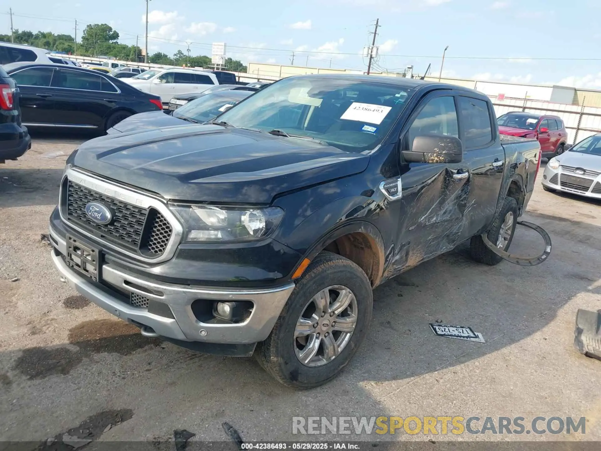2 Photograph of a damaged car 1FTER4EH5KLA42540 FORD RANGER 2019