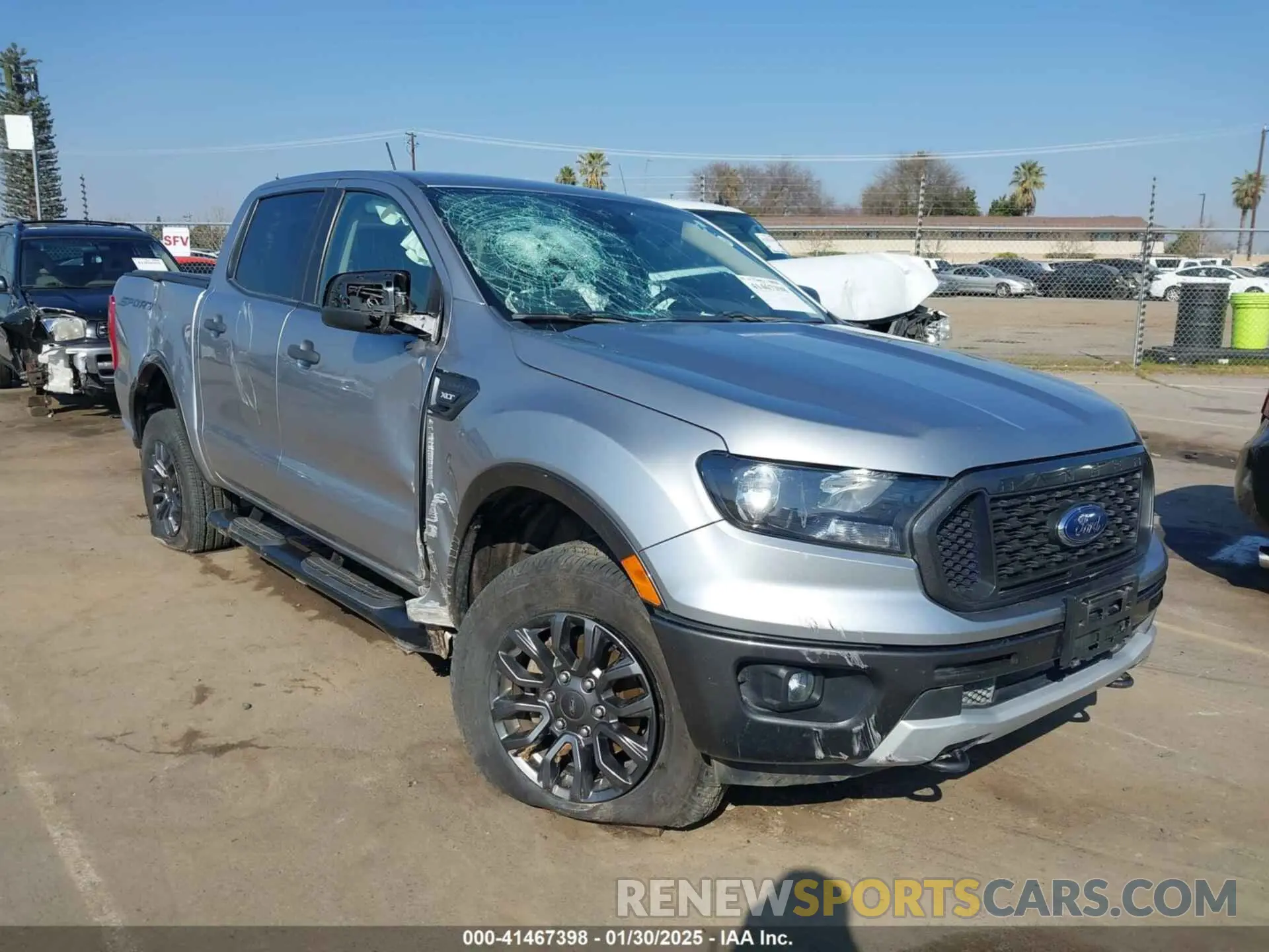 1 Photograph of a damaged car 1FTER4EH0LLA74653 FORD RANGER 2020