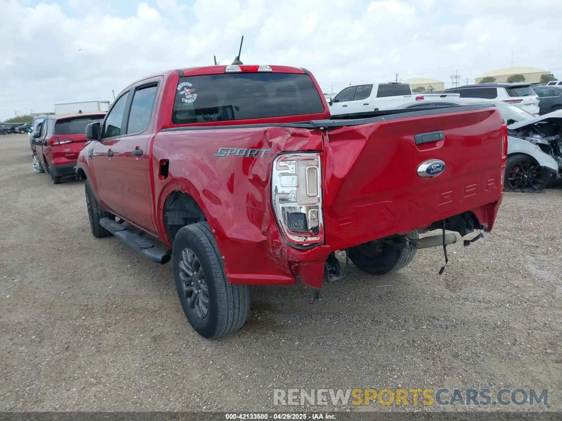 3 Фотография поврежденного автомобиля 1FTER4EH5LLA33547 FORD RANGER 2020