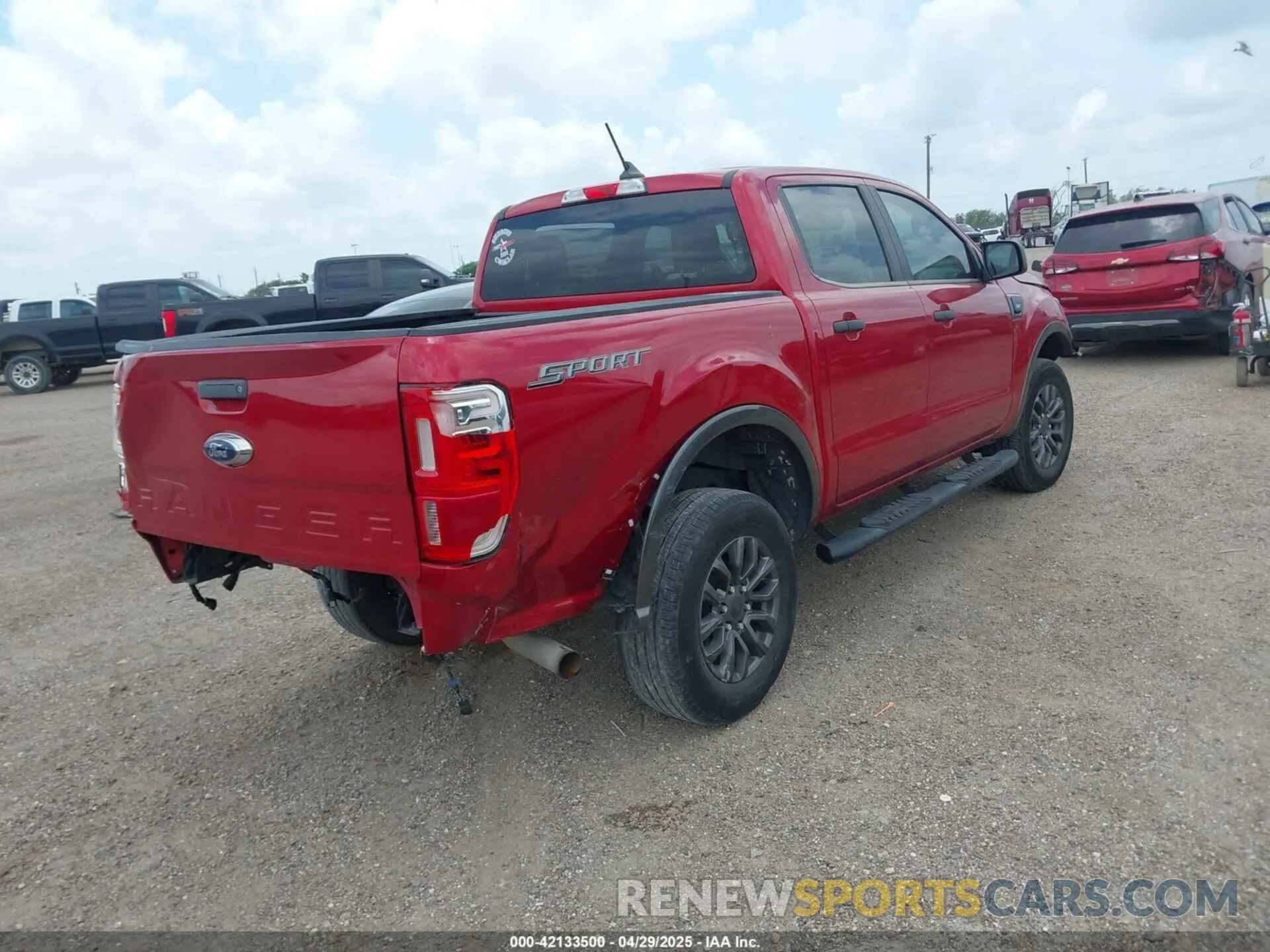 4 Фотография поврежденного автомобиля 1FTER4EH5LLA33547 FORD RANGER 2020