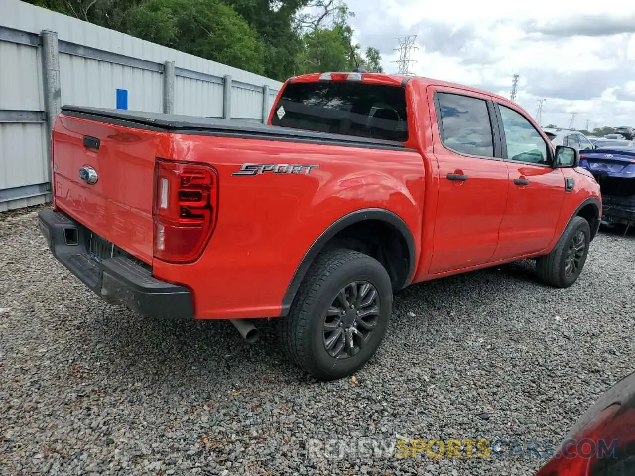 3 Photograph of a damaged car 1FTER4EHXLLA66110 FORD RANGER 2020