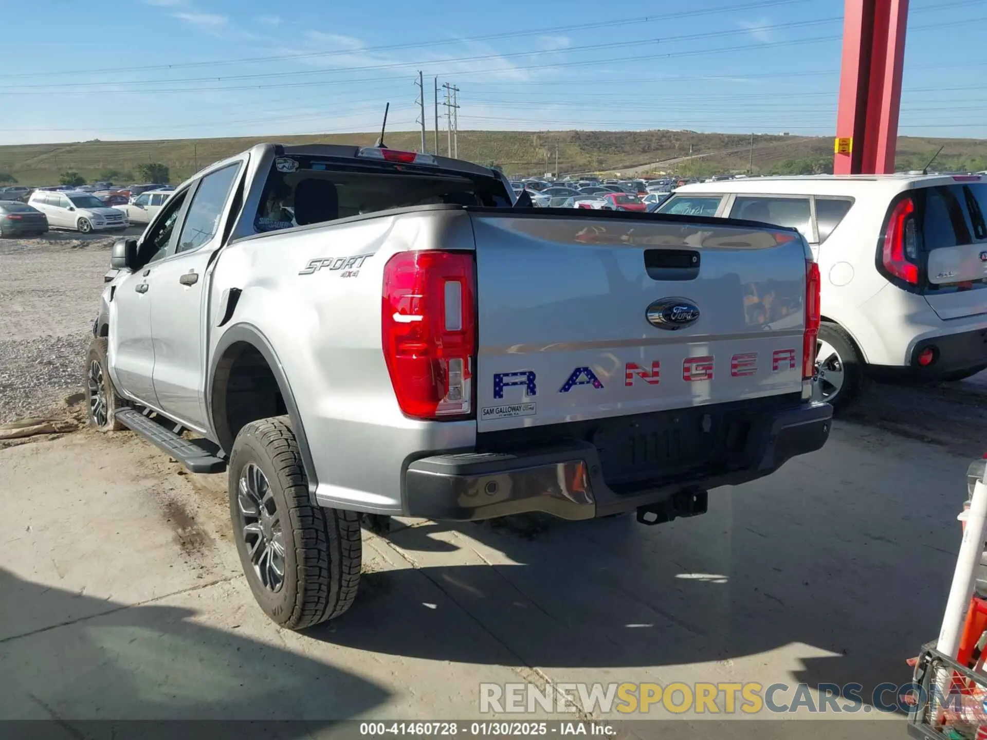 3 Photograph of a damaged car 1FTER4FH2LLA99486 FORD RANGER 2020