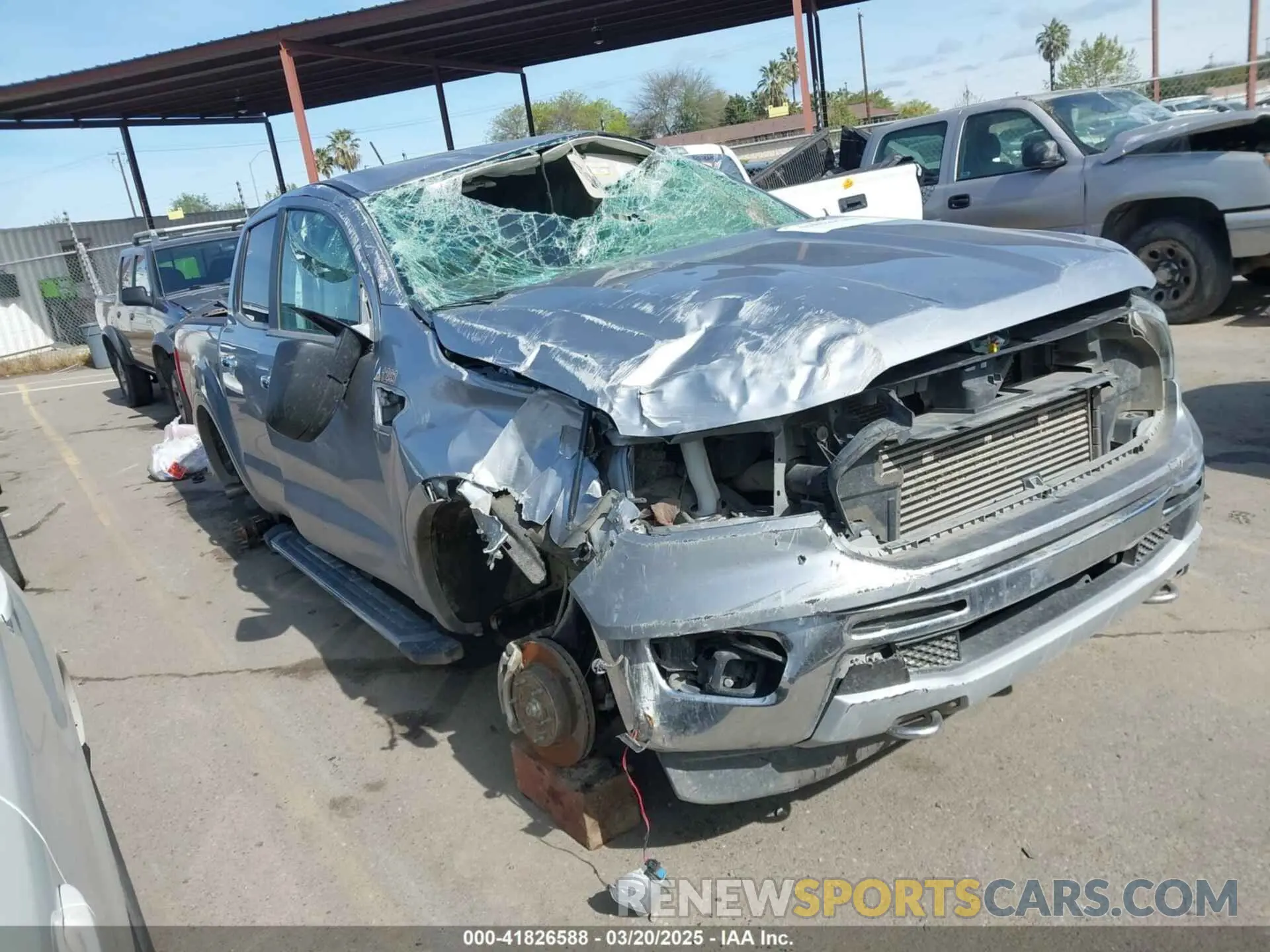 1 Photograph of a damaged car 1FTER4FH3LLA69042 FORD RANGER 2020