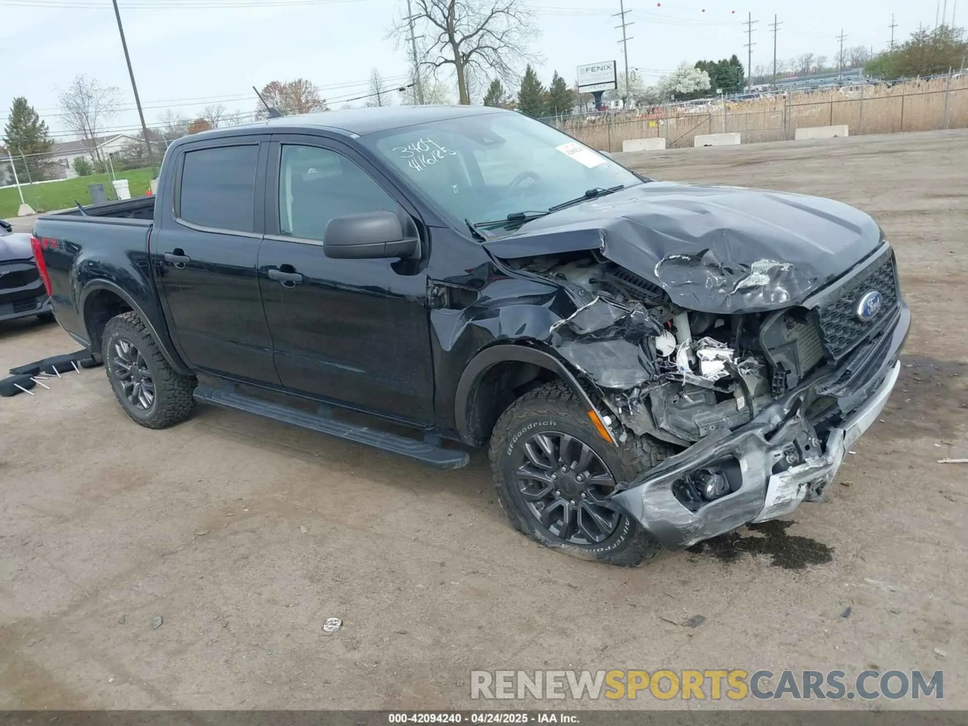 1 Photograph of a damaged car 1FTER4FH7LLA33404 FORD RANGER 2020