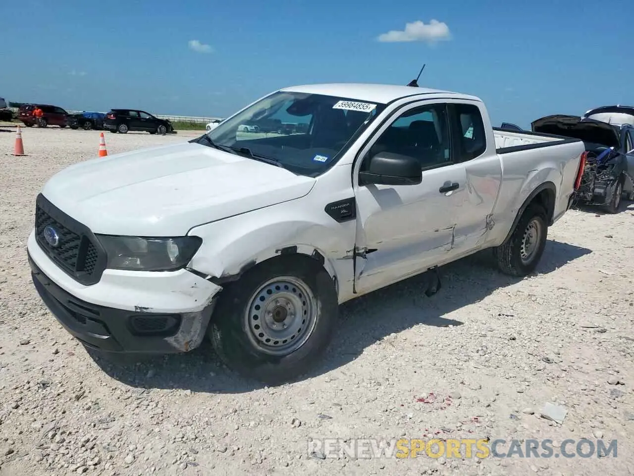 1 Photograph of a damaged car 1FTER1EH1MLD55487 FORD RANGER 2021