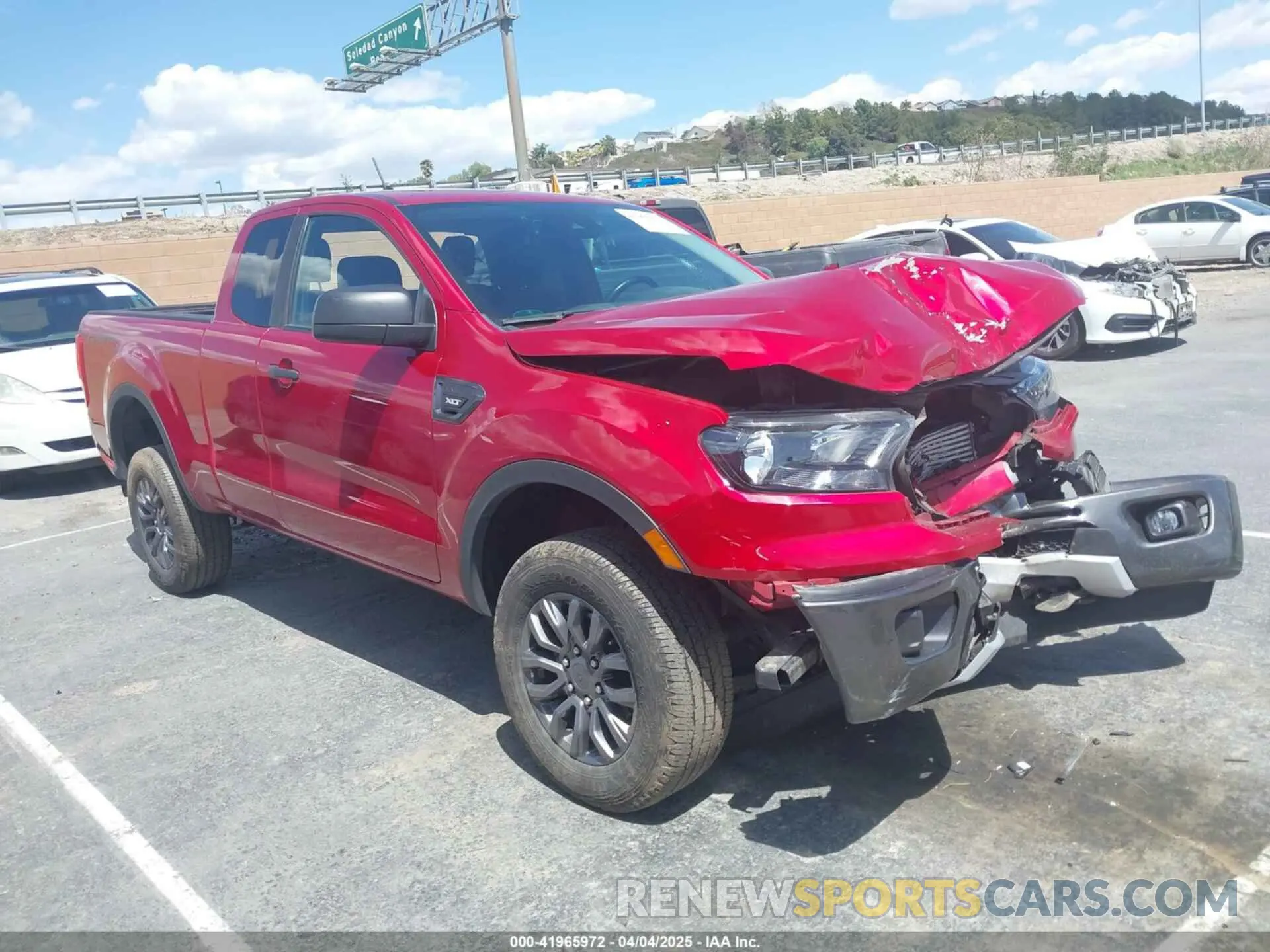 1 Фотография поврежденного автомобиля 1FTER1FH0MLD40753 FORD RANGER 2021