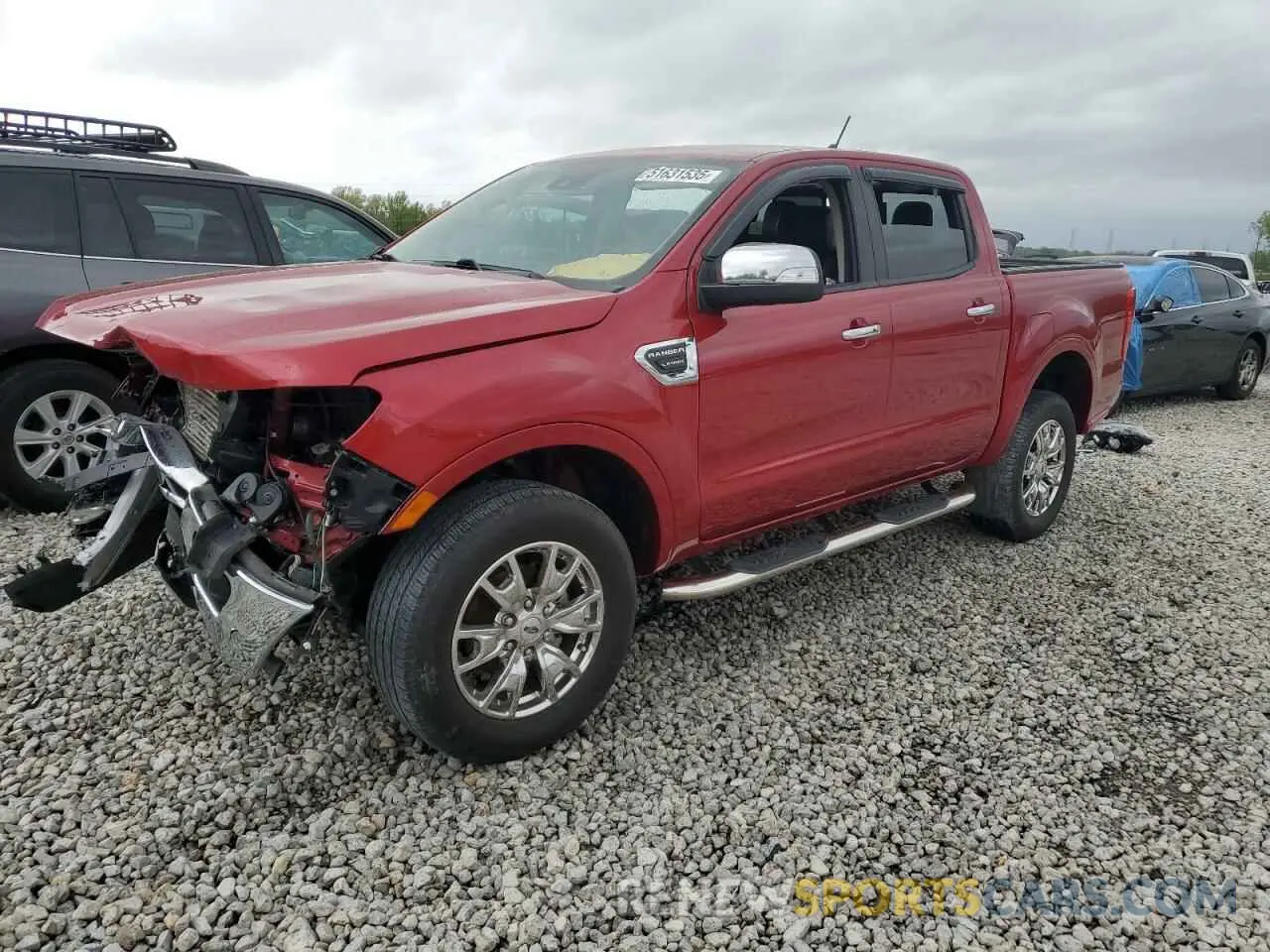1 Photograph of a damaged car 1FTER4EH1MLD35564 FORD RANGER 2021