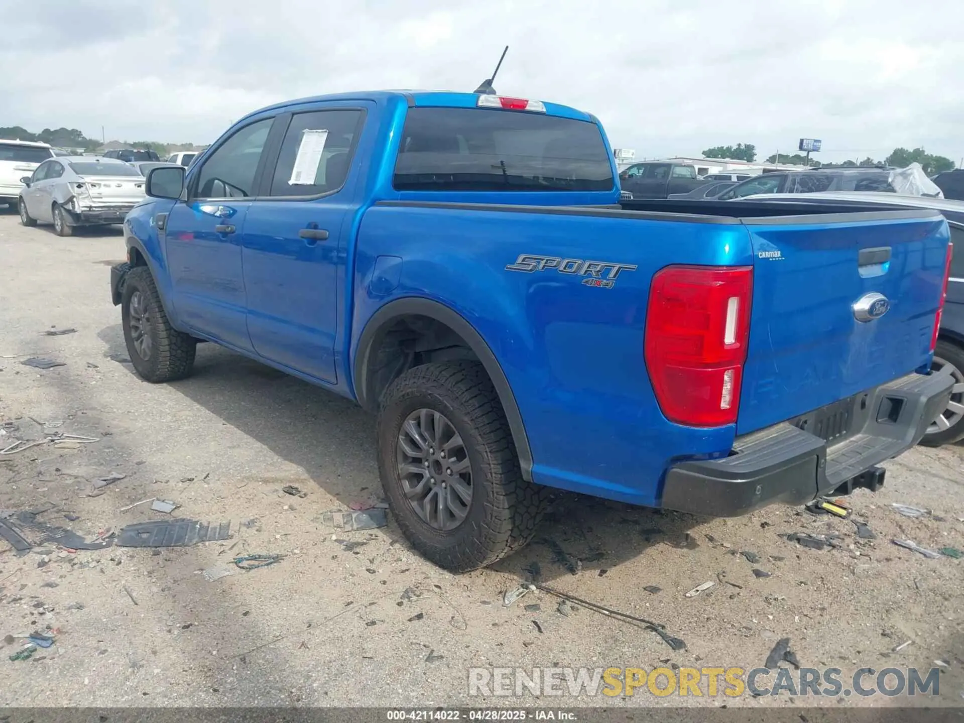 3 Фотография поврежденного автомобиля 1FTER4FHXNLD40634 FORD RANGER 2022