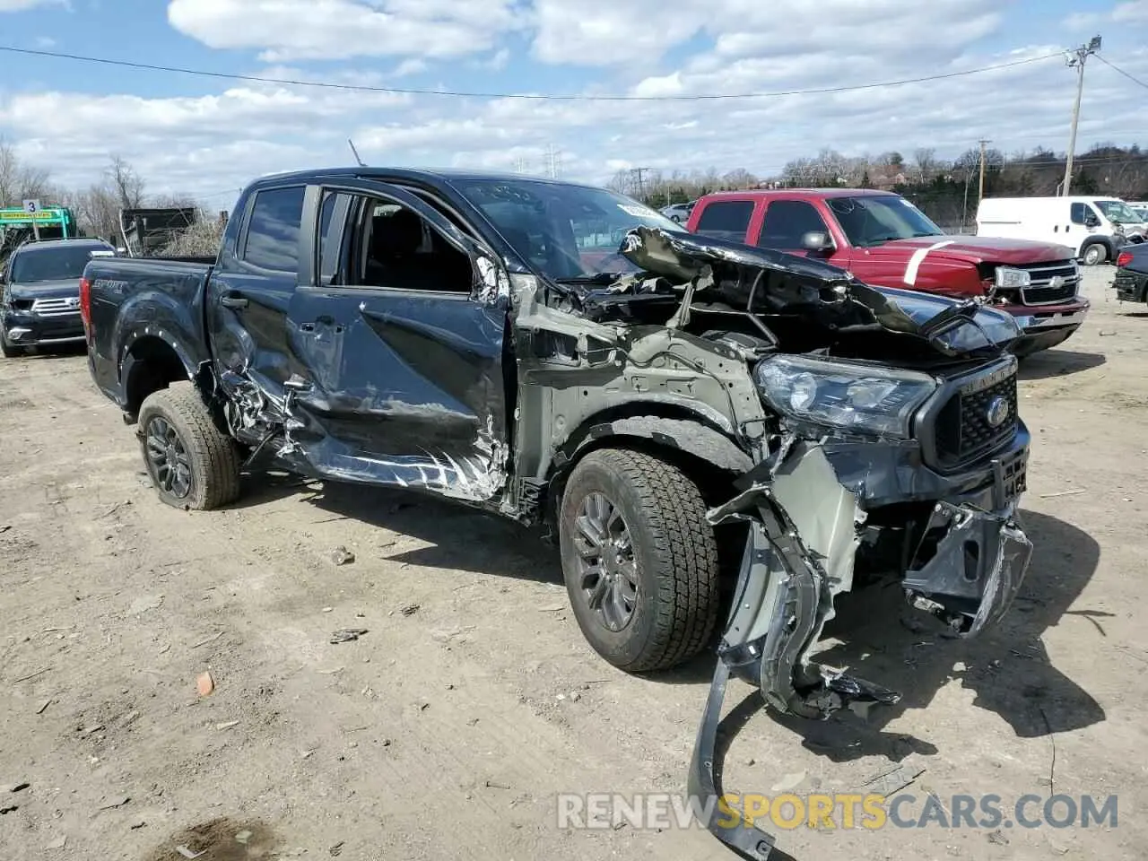 4 Photograph of a damaged car 1FTER4FH5PLE12746 FORD RANGER 2023