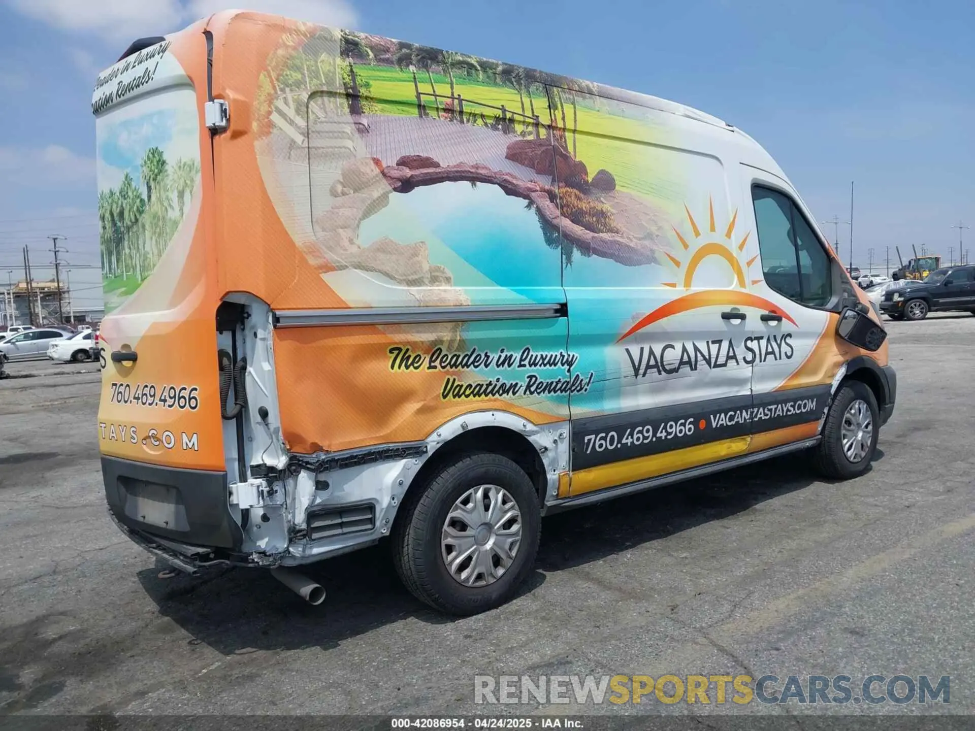 4 Фотография поврежденного автомобиля 1FTYE1C89LKB18309 FORD TRANSIT-150 2020