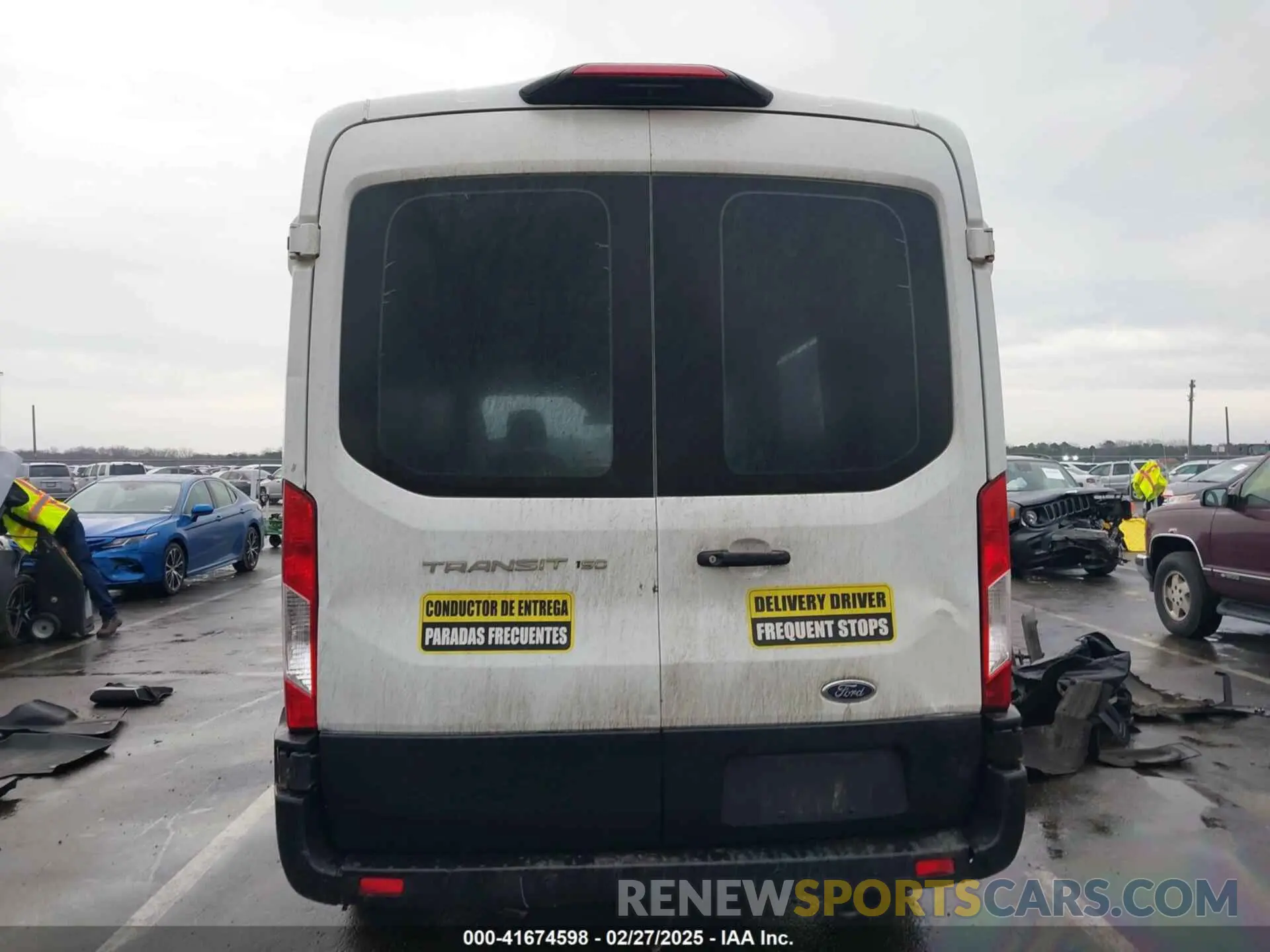 16 Фотография поврежденного автомобиля 1FTYE1C8XLKA91010 FORD TRANSIT-150 2020