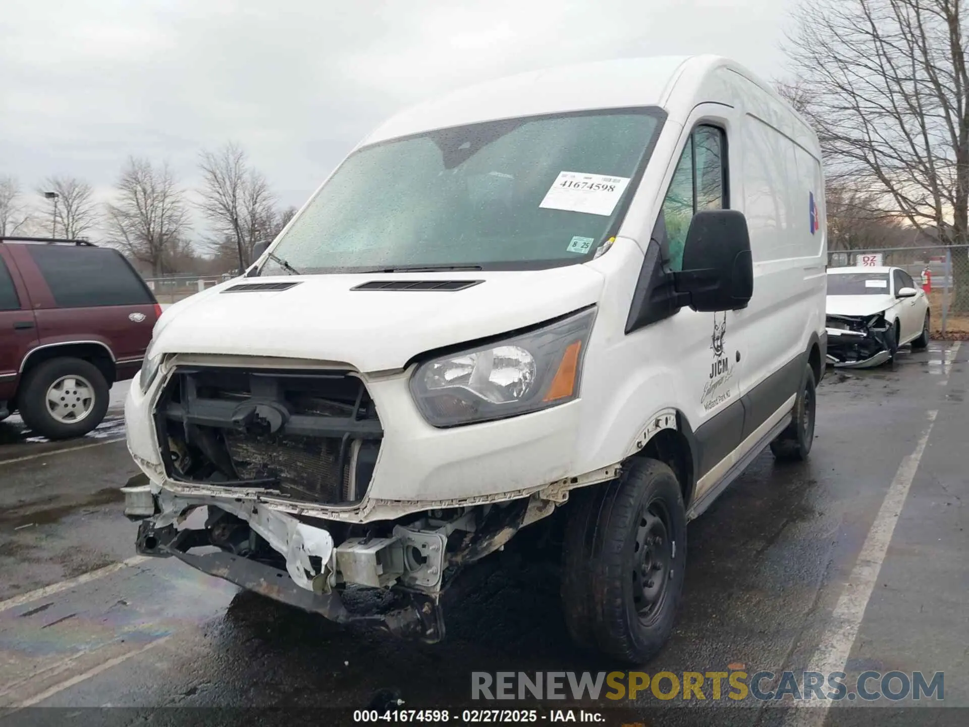 2 Фотография поврежденного автомобиля 1FTYE1C8XLKA91010 FORD TRANSIT-150 2020