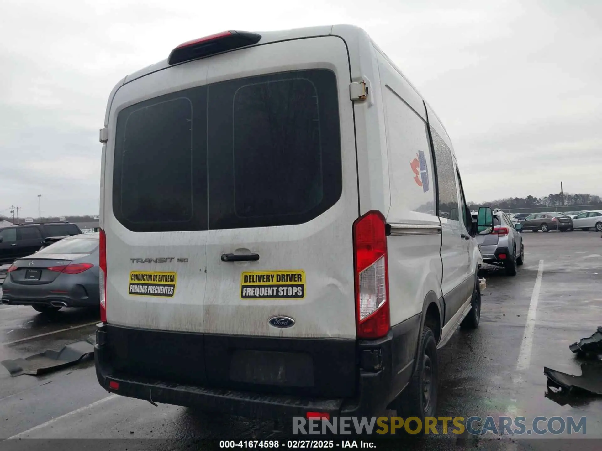 4 Фотография поврежденного автомобиля 1FTYE1C8XLKA91010 FORD TRANSIT-150 2020