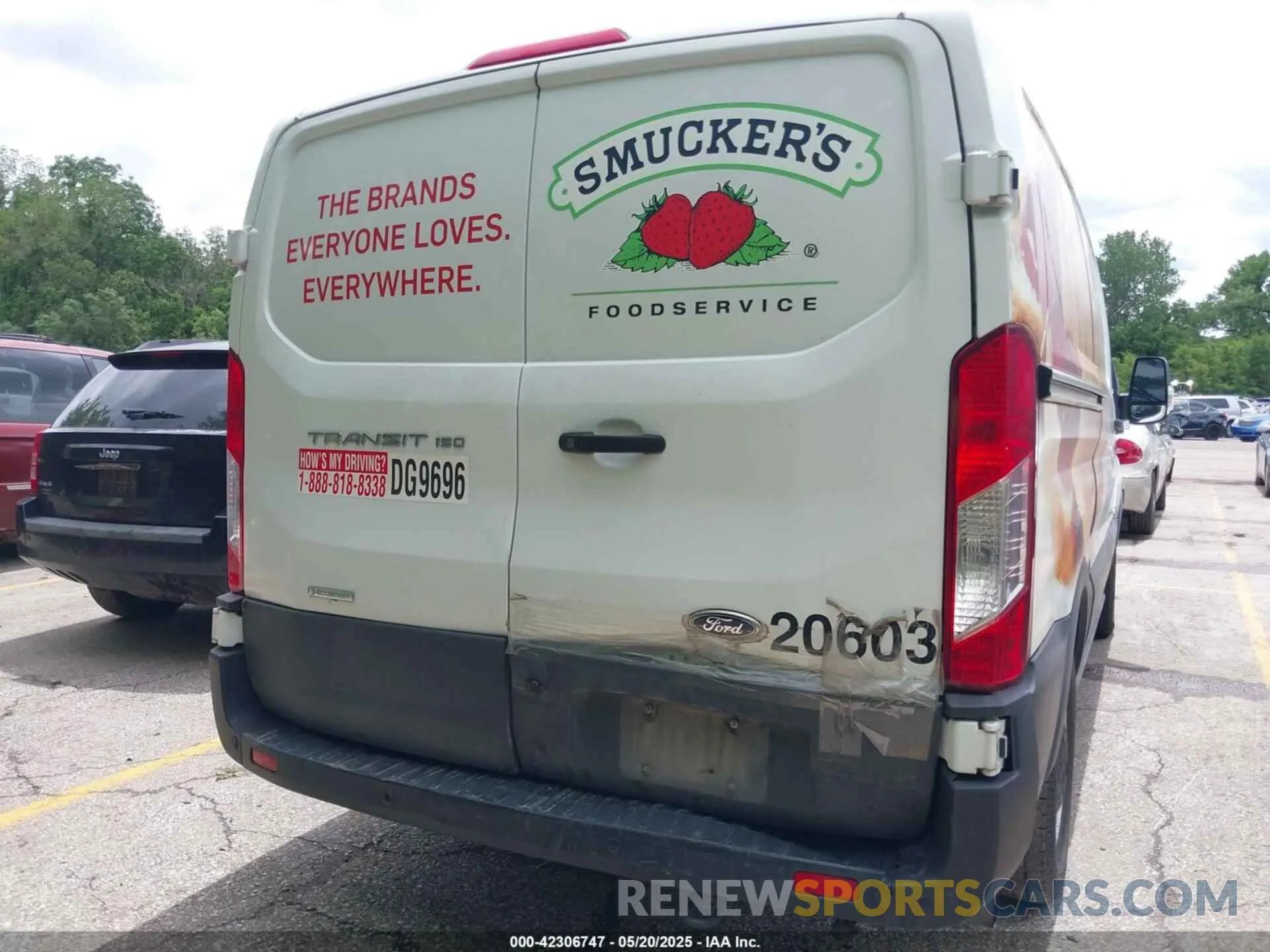 6 Photograph of a damaged car 1FTYE1YG8LKB08273 FORD TRANSIT-150 2020