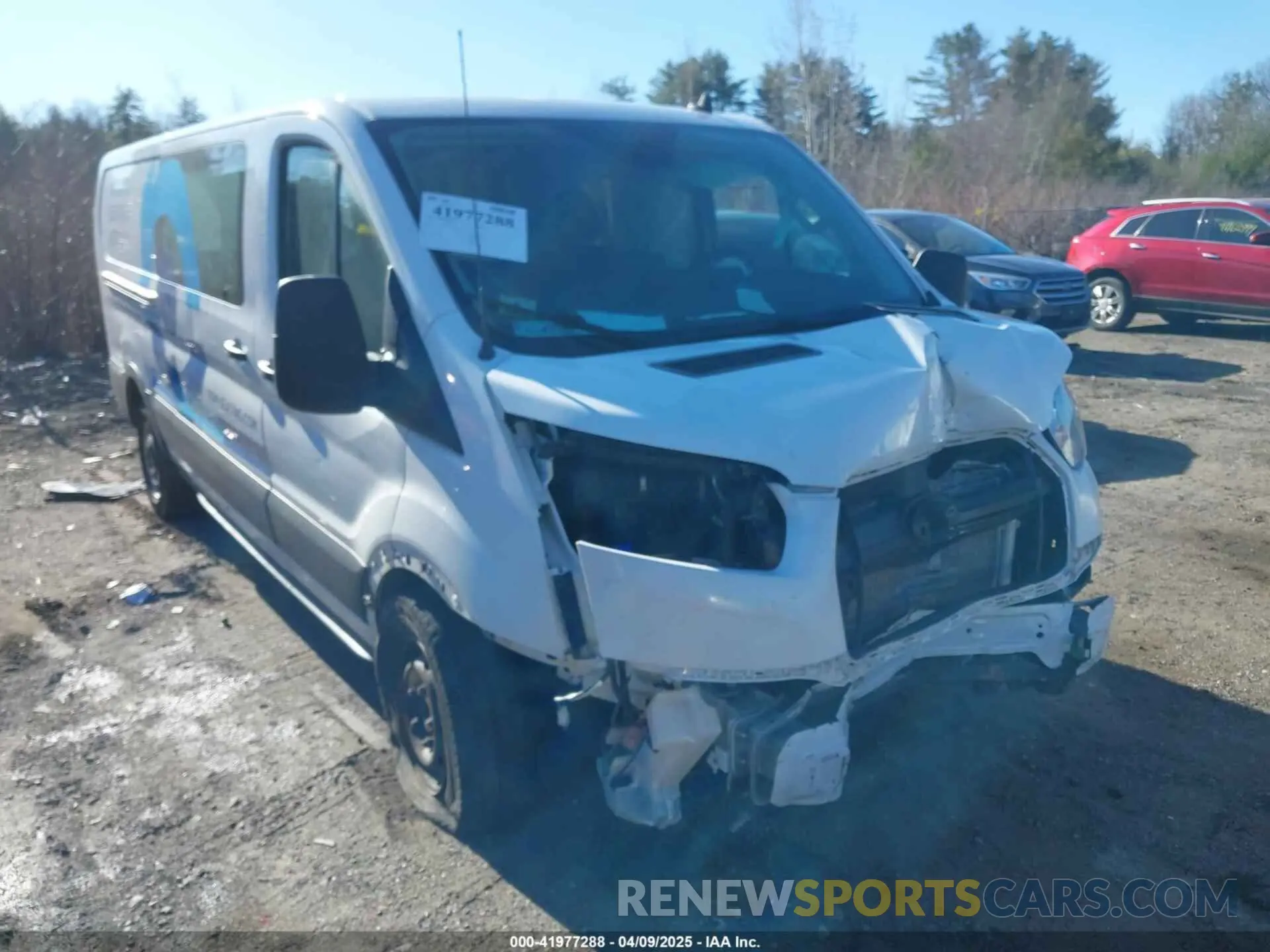 1 Photograph of a damaged car 1FTYE1Y80MKA07416 FORD TRANSIT-150 2021