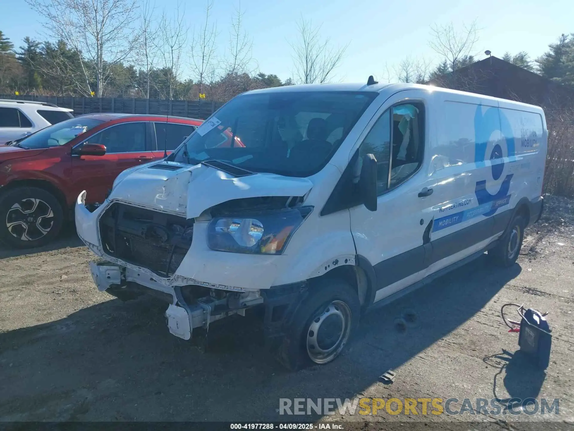 2 Photograph of a damaged car 1FTYE1Y80MKA07416 FORD TRANSIT-150 2021