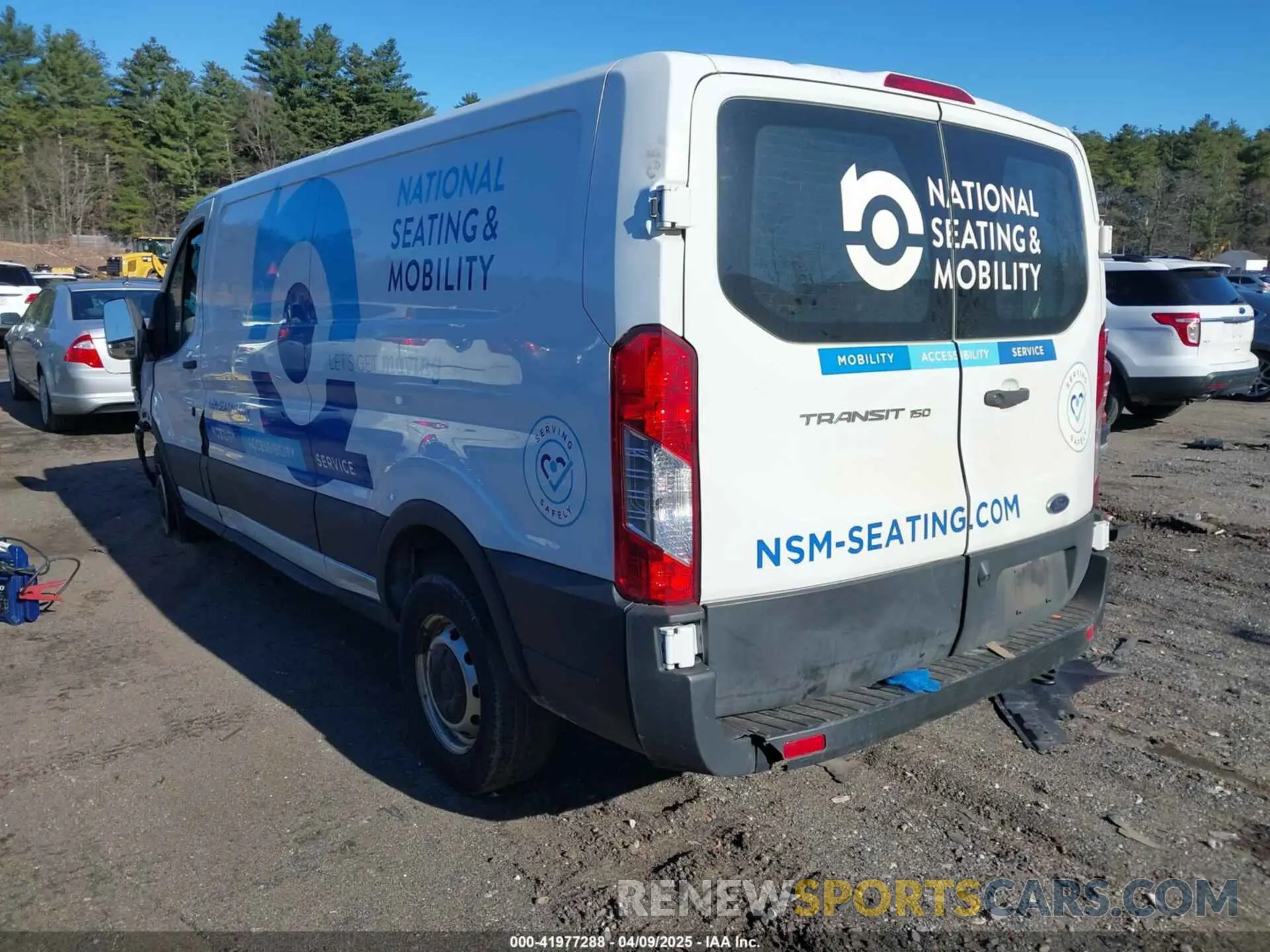 3 Photograph of a damaged car 1FTYE1Y80MKA07416 FORD TRANSIT-150 2021