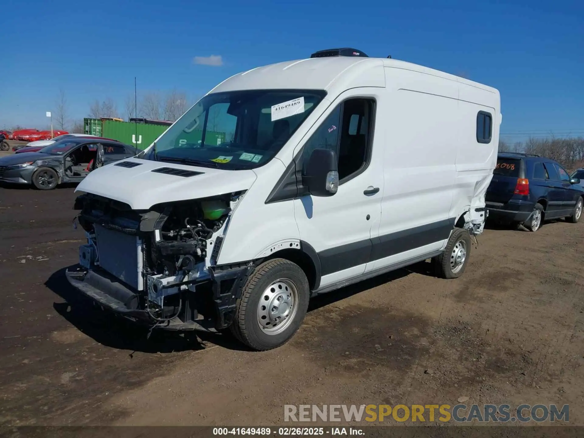 2 Фотография поврежденного автомобиля 1FTYE2C84PKB90935 FORD TRANSIT-150 2023