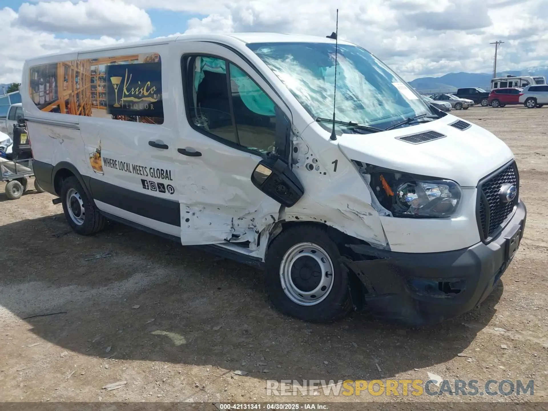 1 Photograph of a damaged car 1FTYE1Y84RKA02808 FORD TRANSIT-150 2024