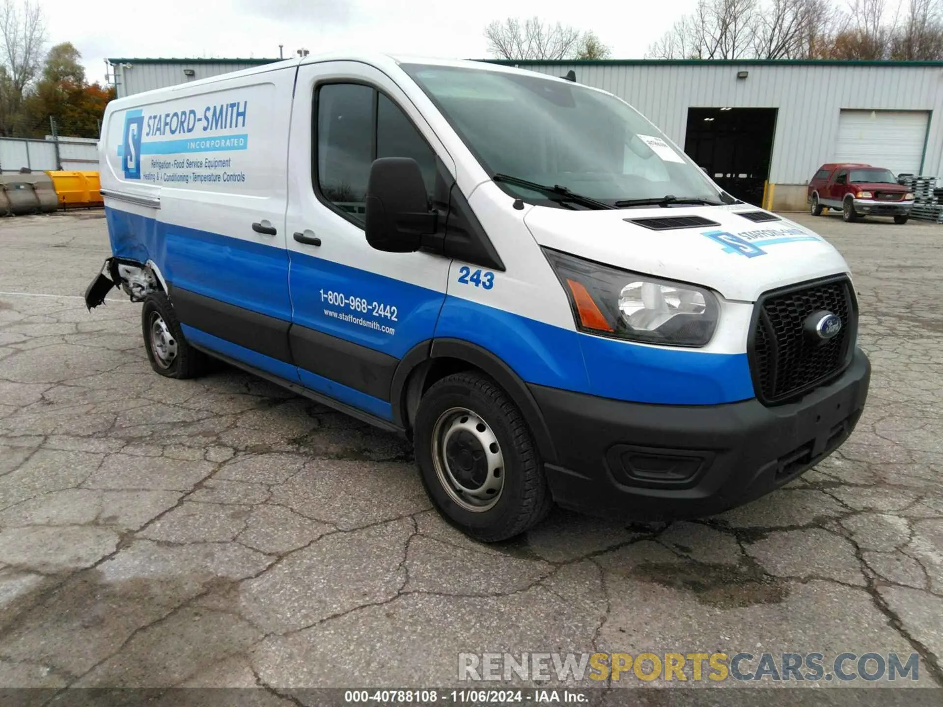 1 Фотография поврежденного автомобиля 1FTYE1Y89RKA72434 FORD TRANSIT-150 CARGO VAN 2024