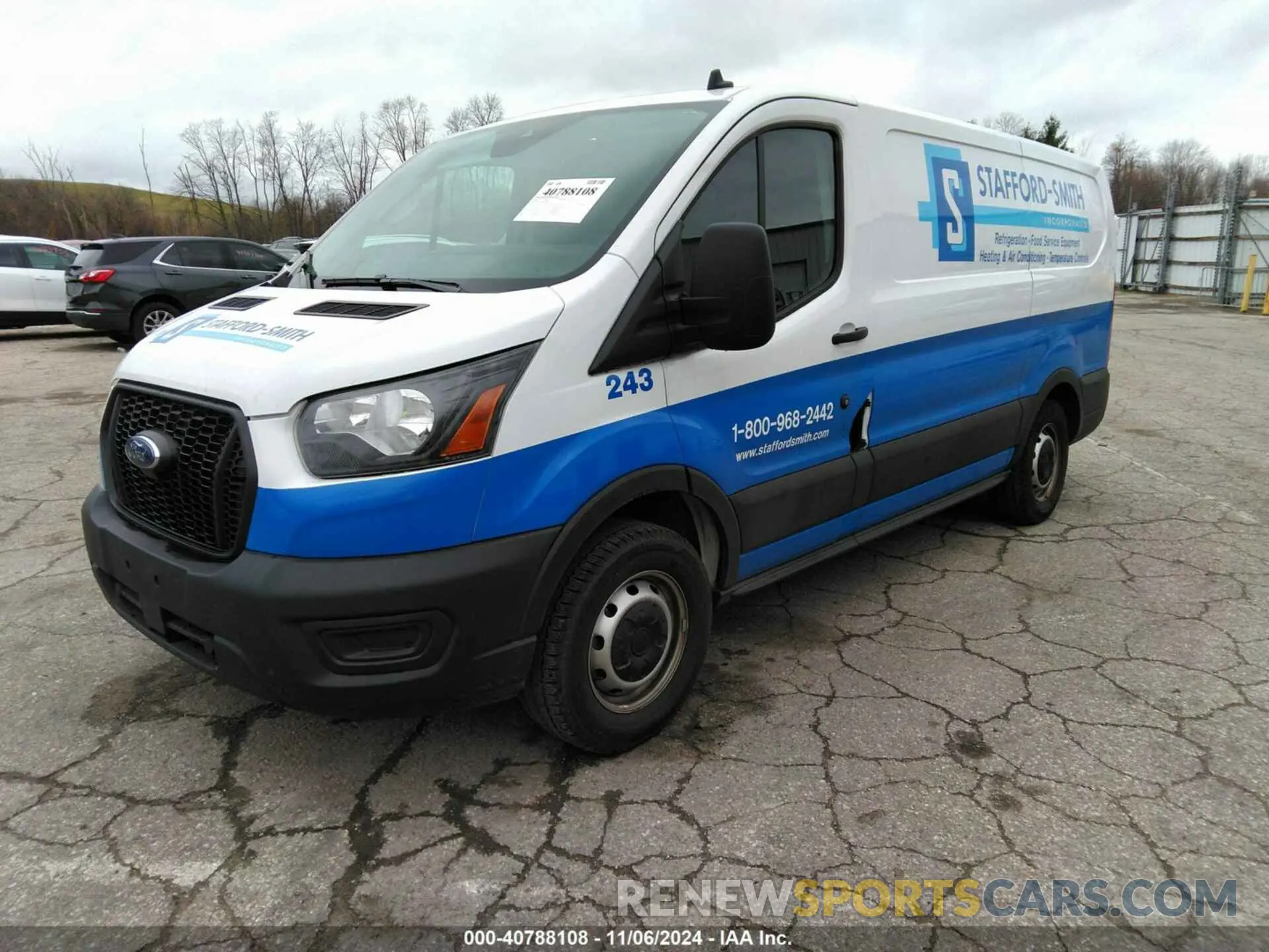 2 Фотография поврежденного автомобиля 1FTYE1Y89RKA72434 FORD TRANSIT-150 CARGO VAN 2024