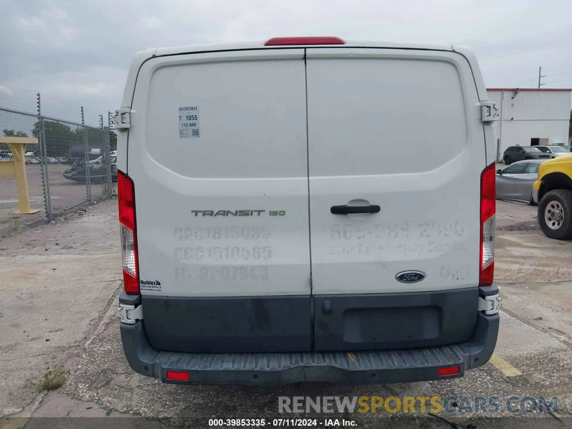 16 Photograph of a damaged car 1FTYE1ZM3HKA86405 FORD TRANSIT 2017