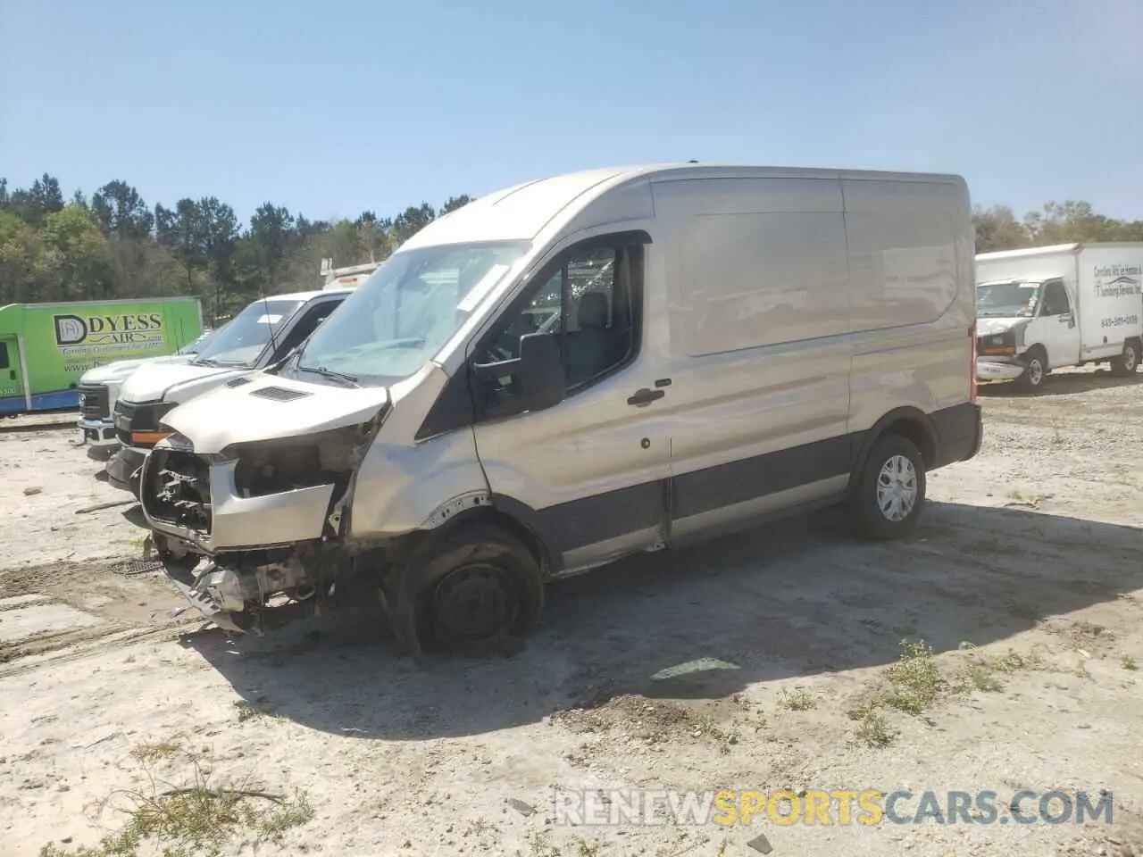 1 Photograph of a damaged car 1FTBW9CG2KKB04159 FORD TRANSIT 2019