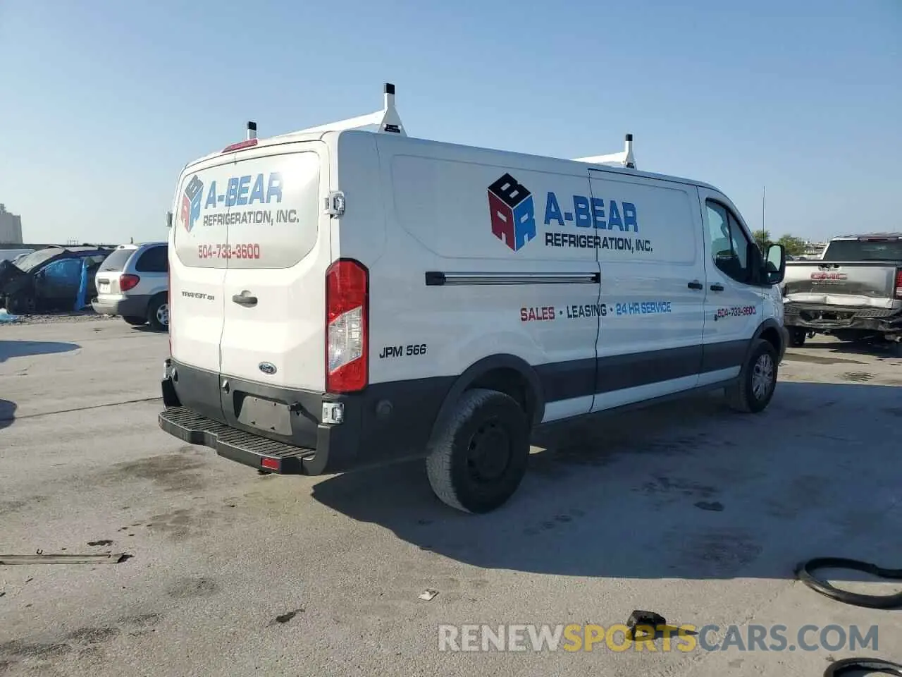 3 Фотография поврежденного автомобиля 1FTYE2YM1KKB15026 FORD TRANSIT 2019