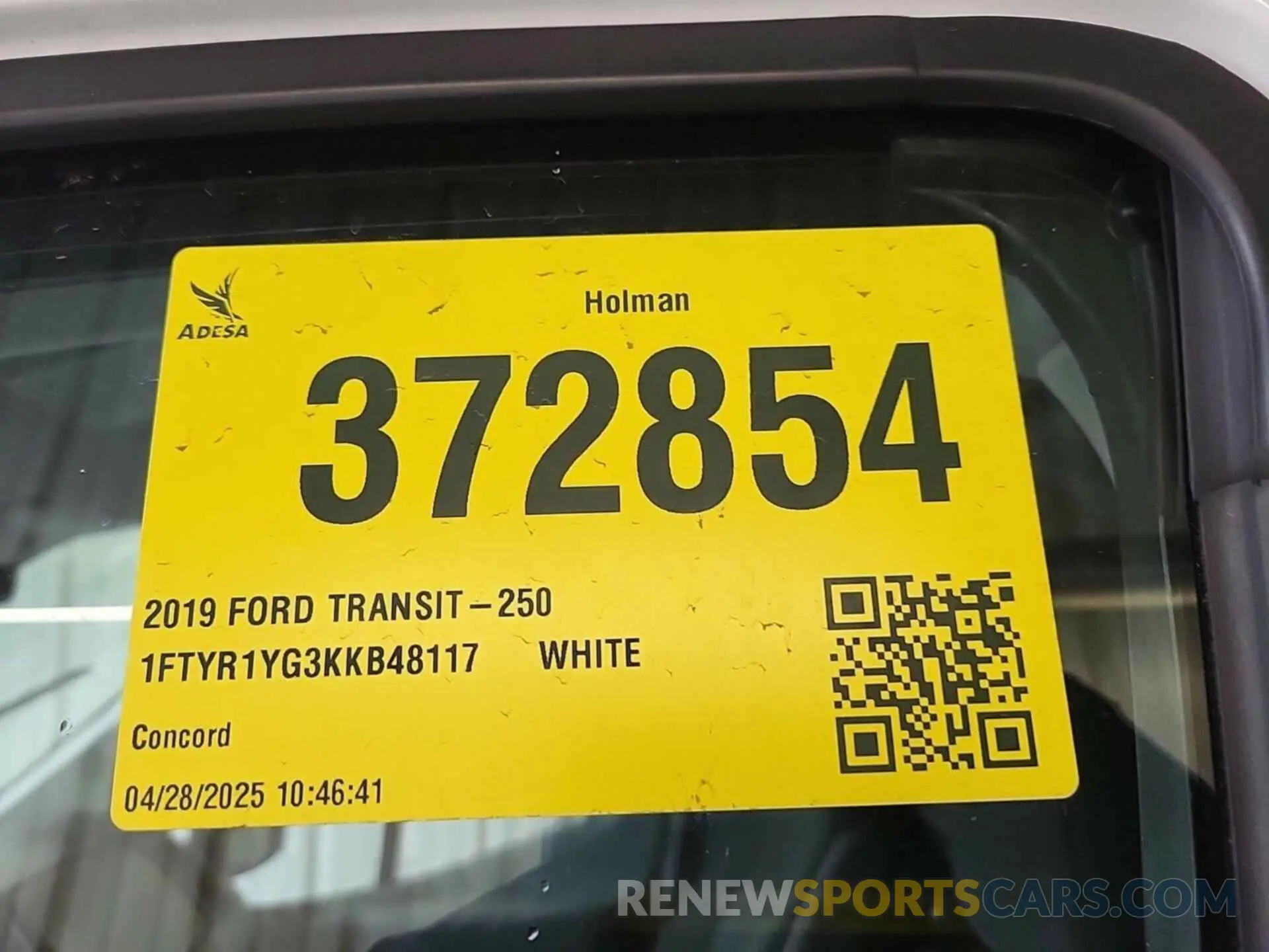 12 Photograph of a damaged car 1FTYR1YG3KKB48117 FORD TRANSIT 2019