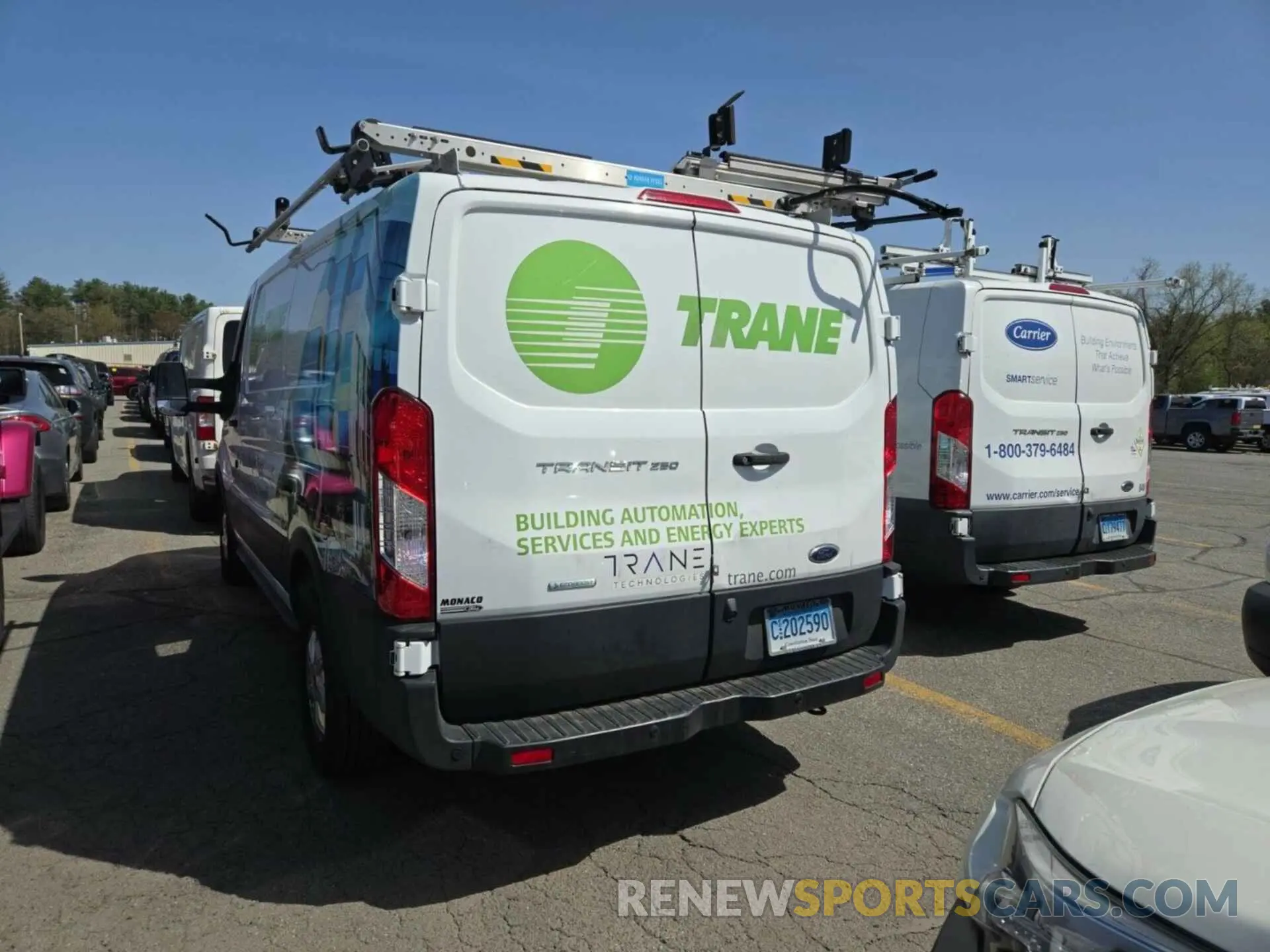 45 Photograph of a damaged car 1FTYR1YG3KKB48117 FORD TRANSIT 2019