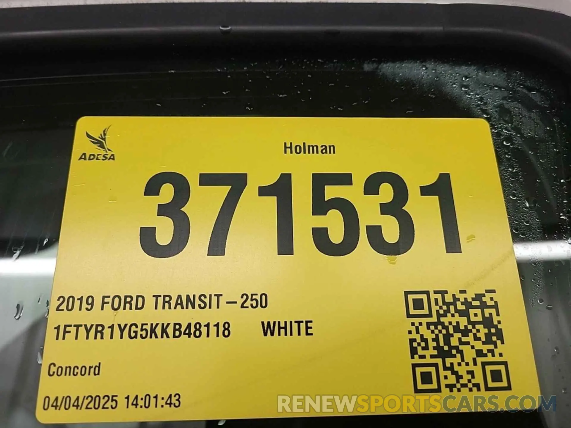 48 Photograph of a damaged car 1FTYR1YG5KKB48118 FORD TRANSIT 2019