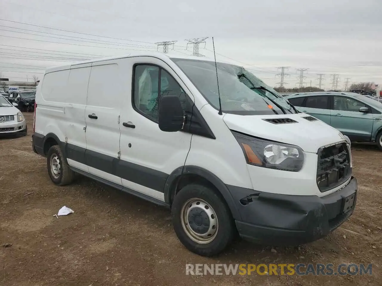 4 Photograph of a damaged car 1FTYR1ZMXKKB46742 FORD TRANSIT 2019