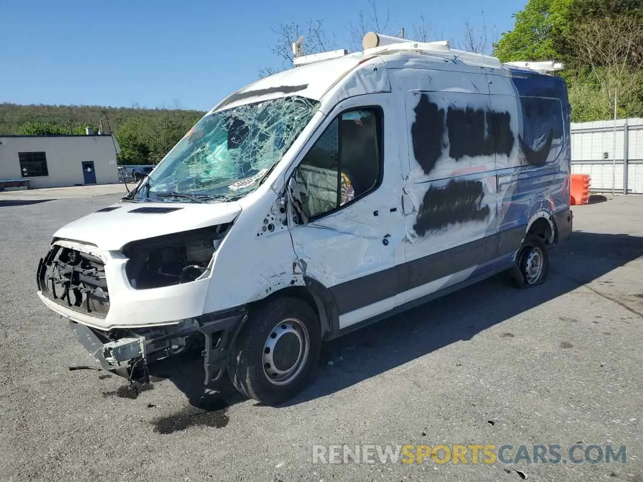 1 Photograph of a damaged car 1FTYR2CM0KKA48706 FORD TRANSIT 2019